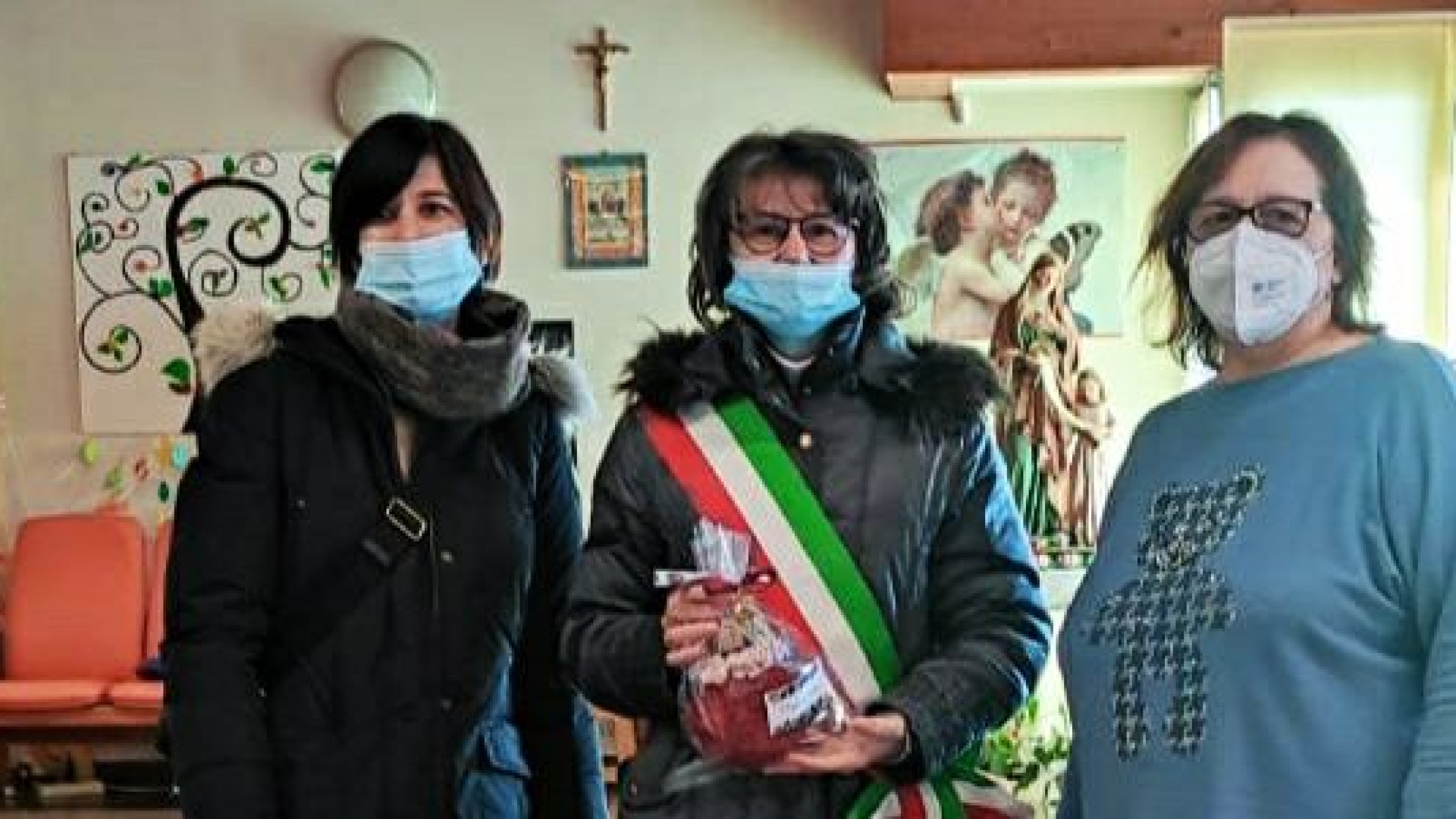Cadeo, sindaco e assessori a casa degli anziani per augurare buon Natale