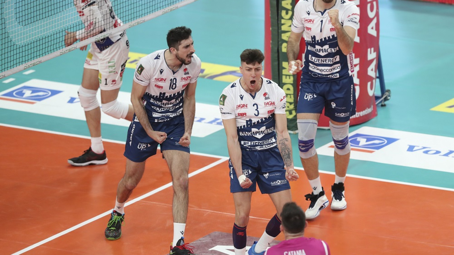 Verso gara 2 contro Trento: a "Volley Piacenza" la carica di Botti, Brizard e Caneschi