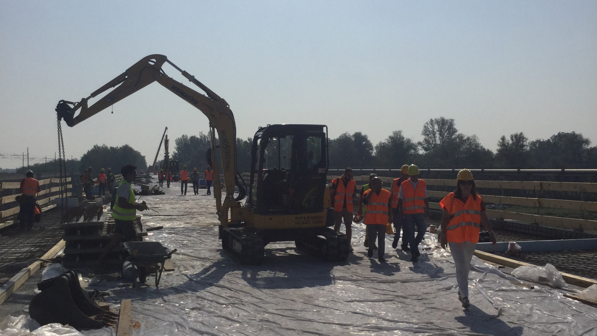 Lavori al ponte sul Trebbia, ecco la nuova strada. "Cantiere al 65%"