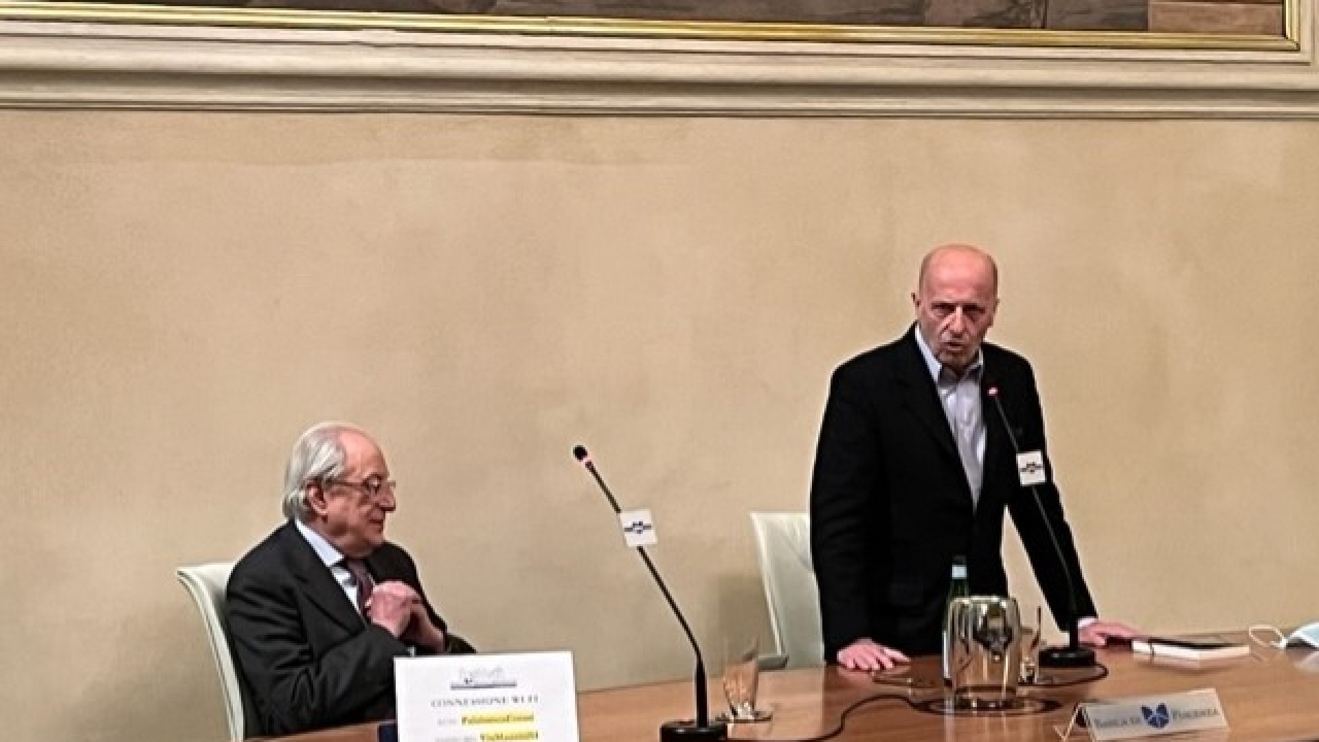 Alessandro Sallusti a Palazzo Galli: "C'è bisogno di una classe politica coraggiosa"