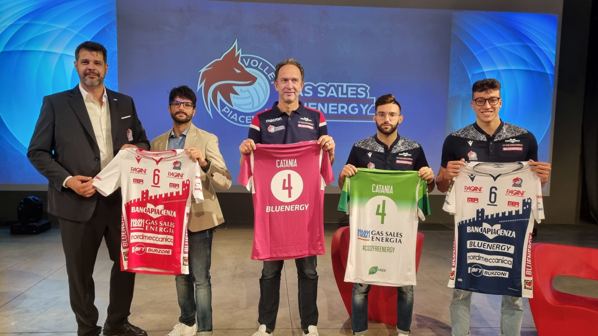 A Volley Piacenza i campioni della Gas Sales: "Non vediamo l'ora di iniziare"