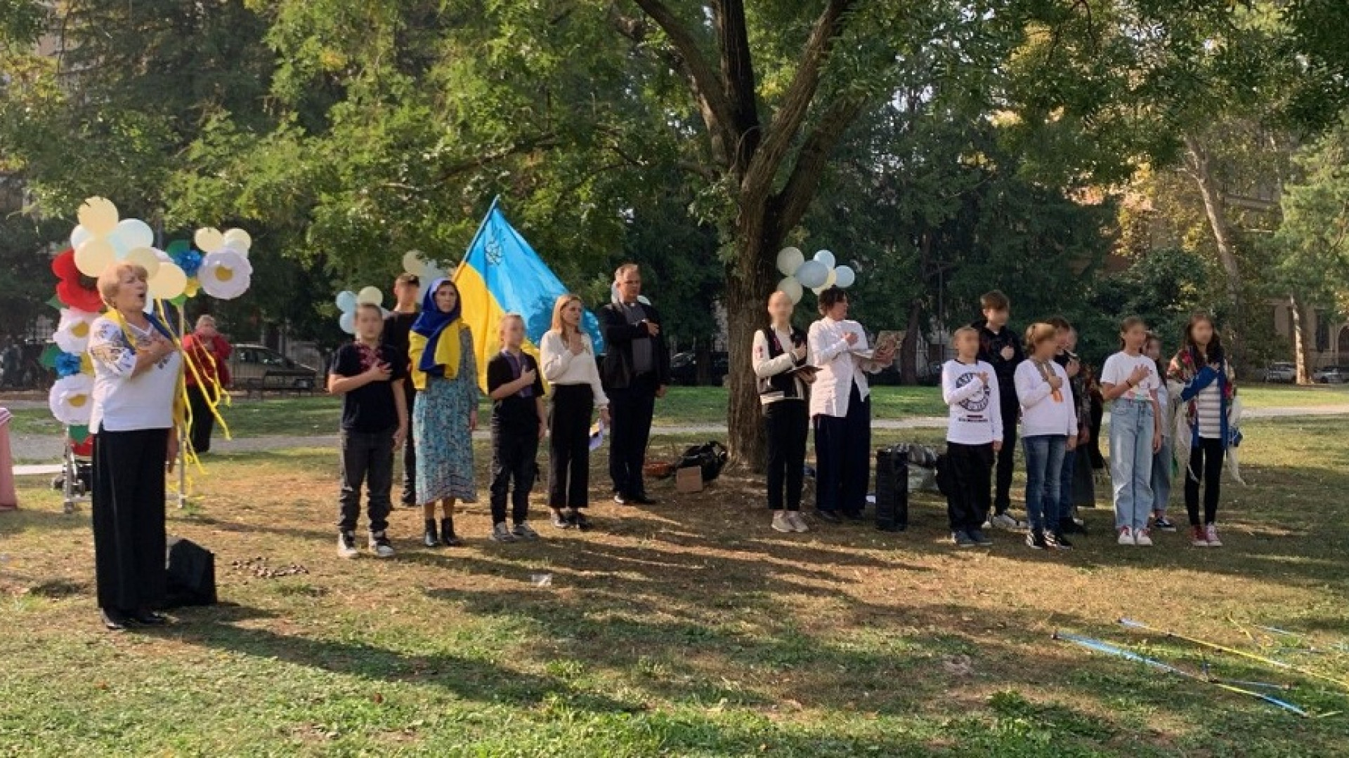 Ai Giardini Margherita la comunità ucraina festeggia il "Giorno del Difensore"