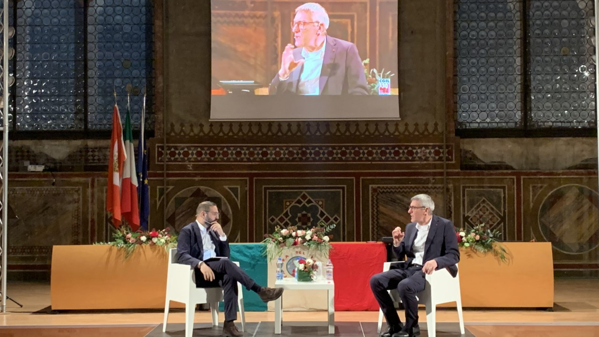 Landini a Piacenza per i 130 anni di Cgil. "La manovra deve creare lavoro stabile"