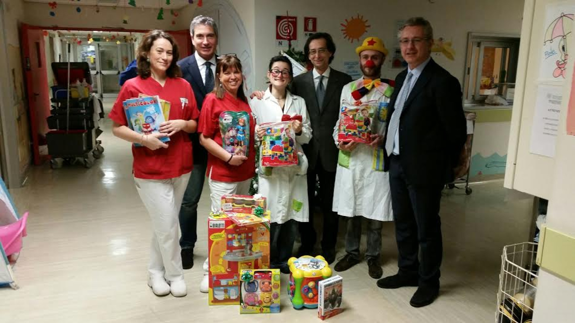 Dalla Fondazione giochi e libri da colorare per i bimbi in cura all'ospedale