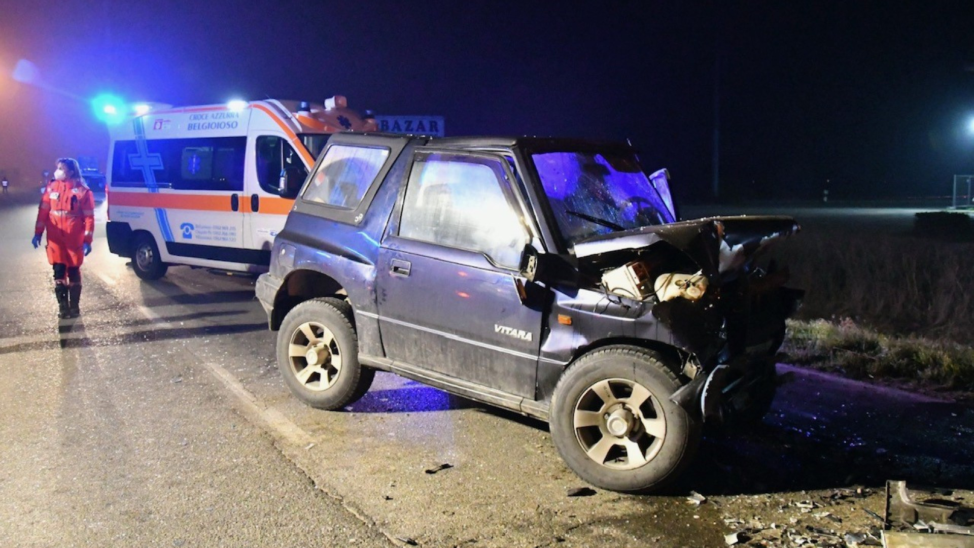 Tornano da una gita sulla neve, due fratelli feriti in un incidente stradale