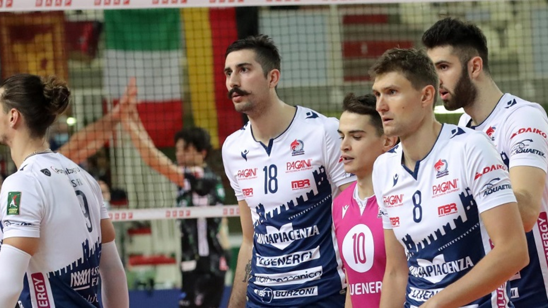 A Volley Piacenza il momento no della Gas Sales: ospiti Botti, Brizard e Scanferla