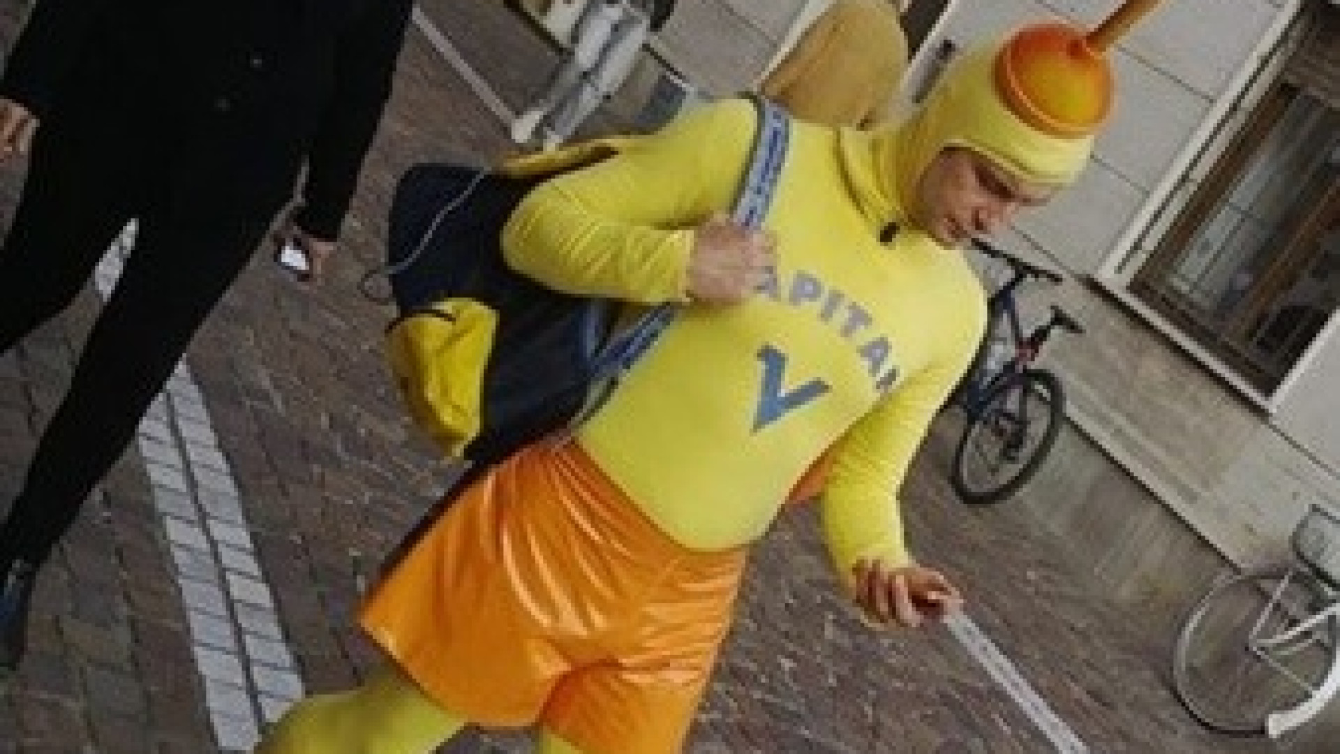 Capitan Ventosa, incursione a Pontenure per la gru ballerina
