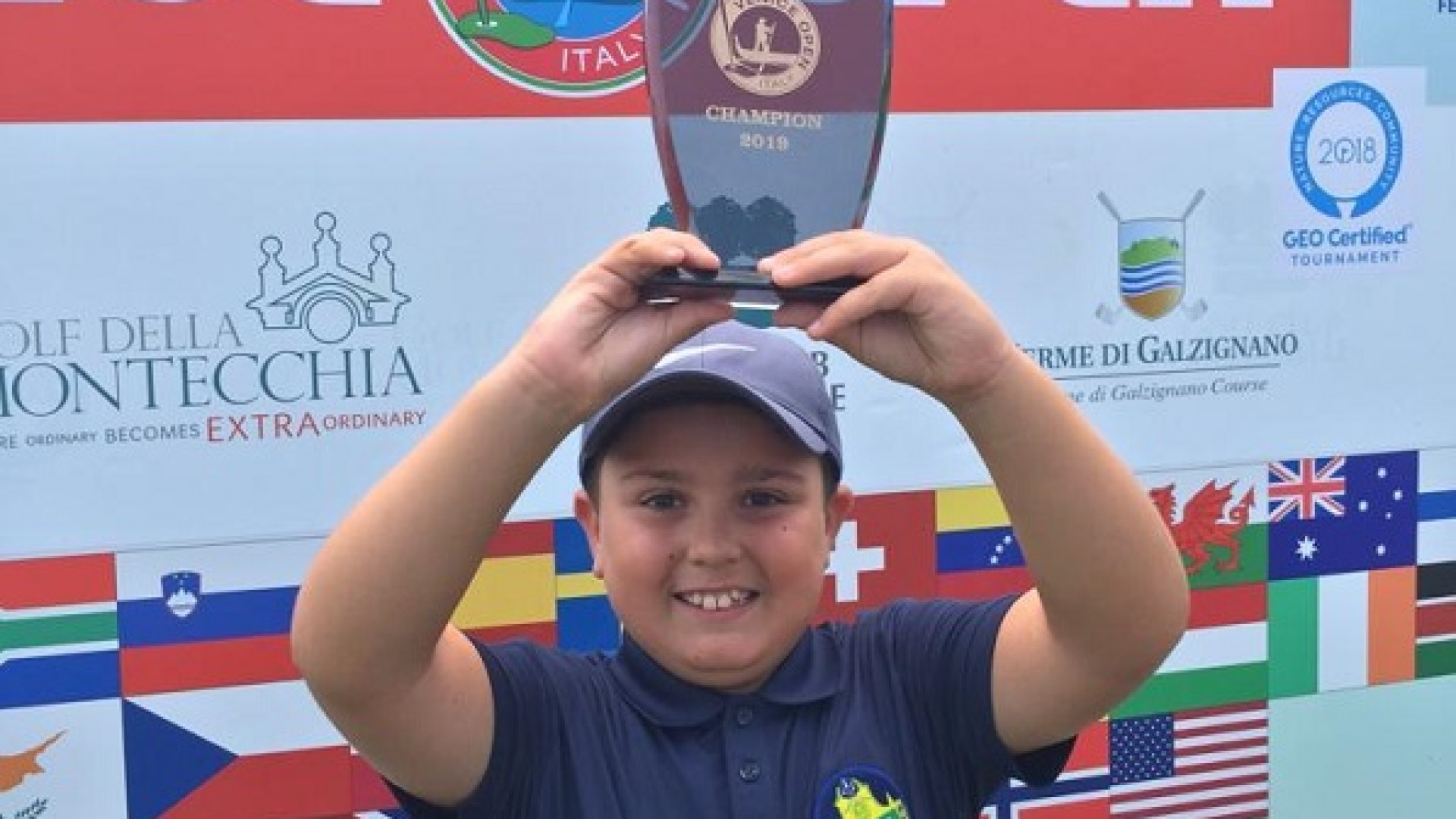 Pagani non smette più di stupire: suo anche il Kids Venice Open di golf