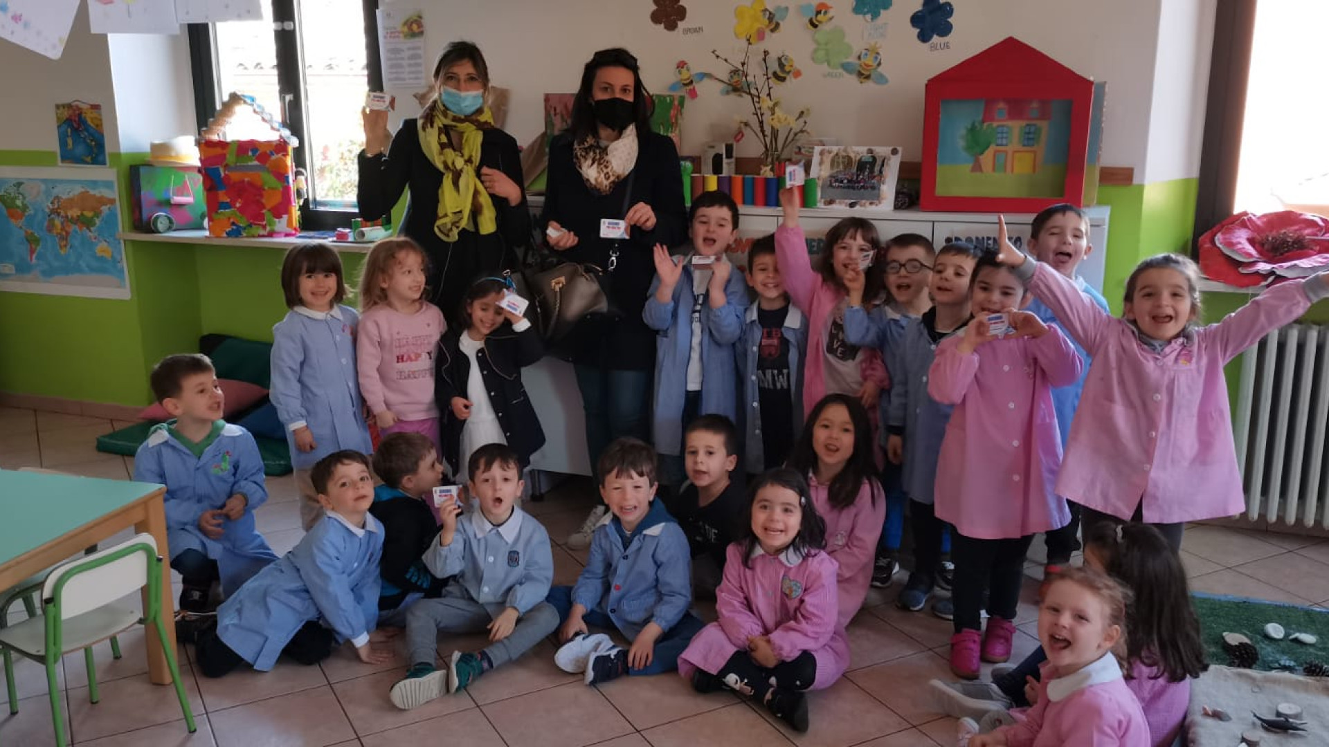 Borgonovo, un'ora gratis sulle giostre per i 600 alunni di materna e nido