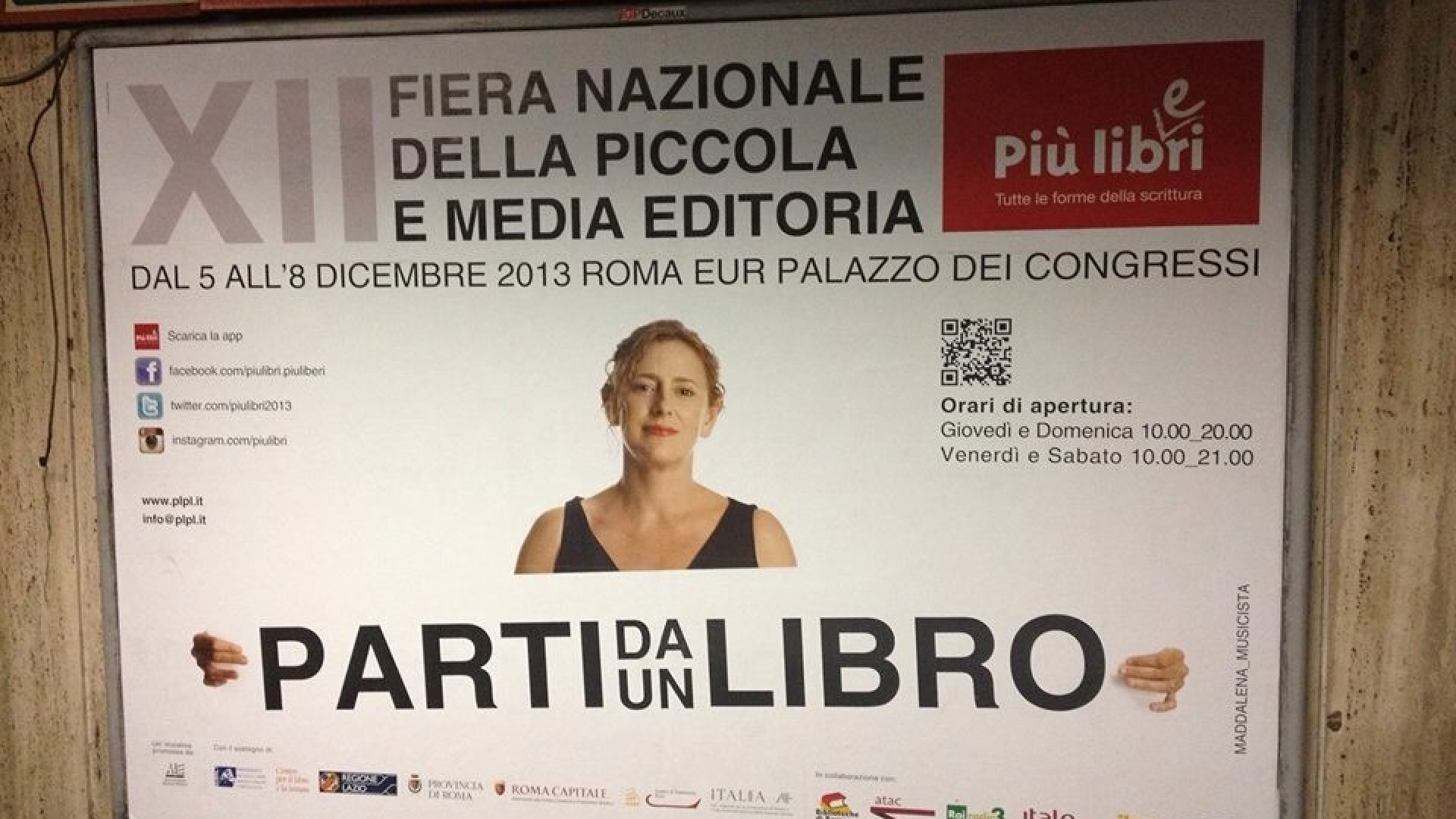 La musicista Maddalena Scagnelli testimonial a Roma: "Partiamo dai libri"