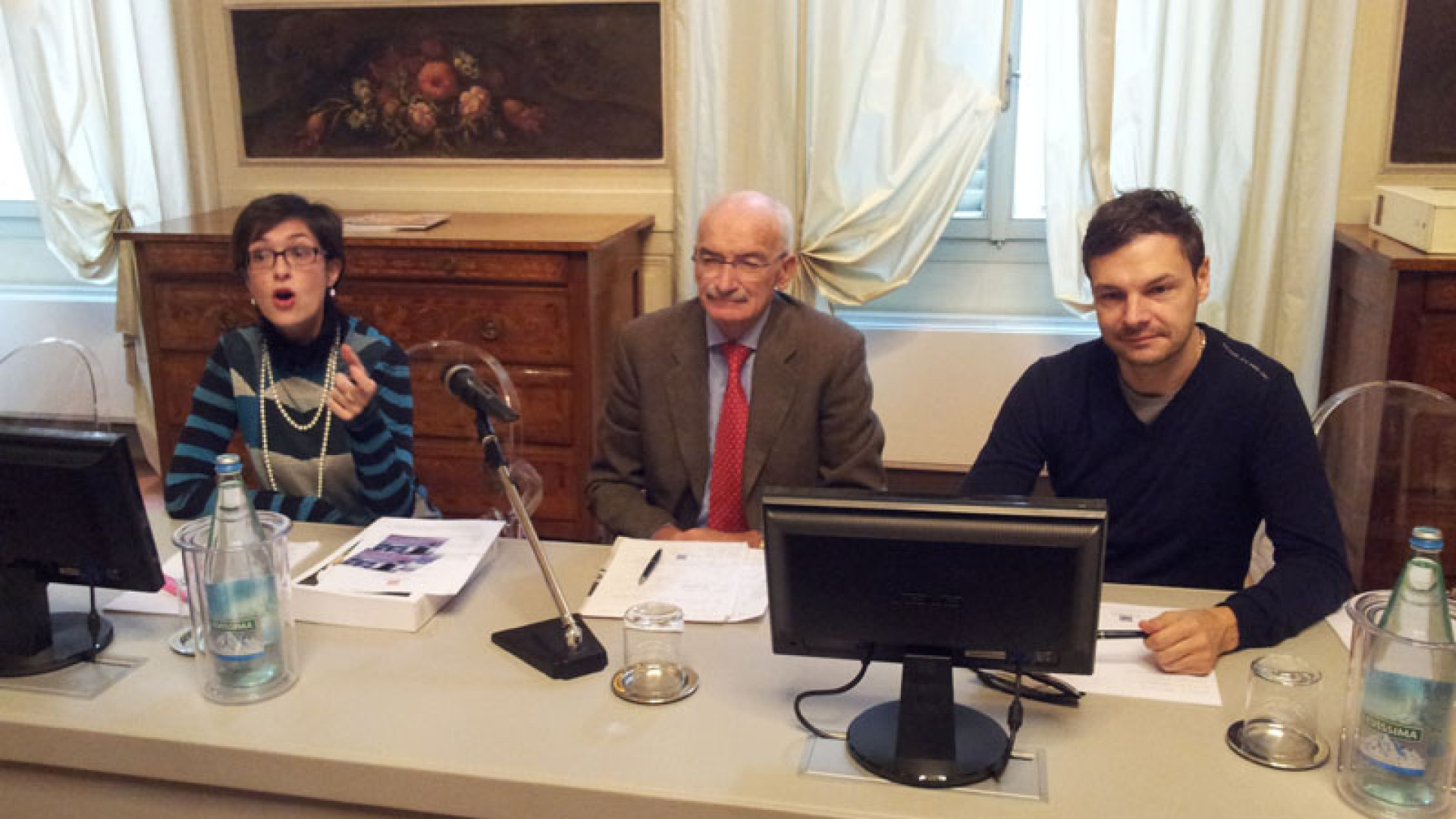 Gli anziani piacentini nei panni di attori di un film: "Amricord"