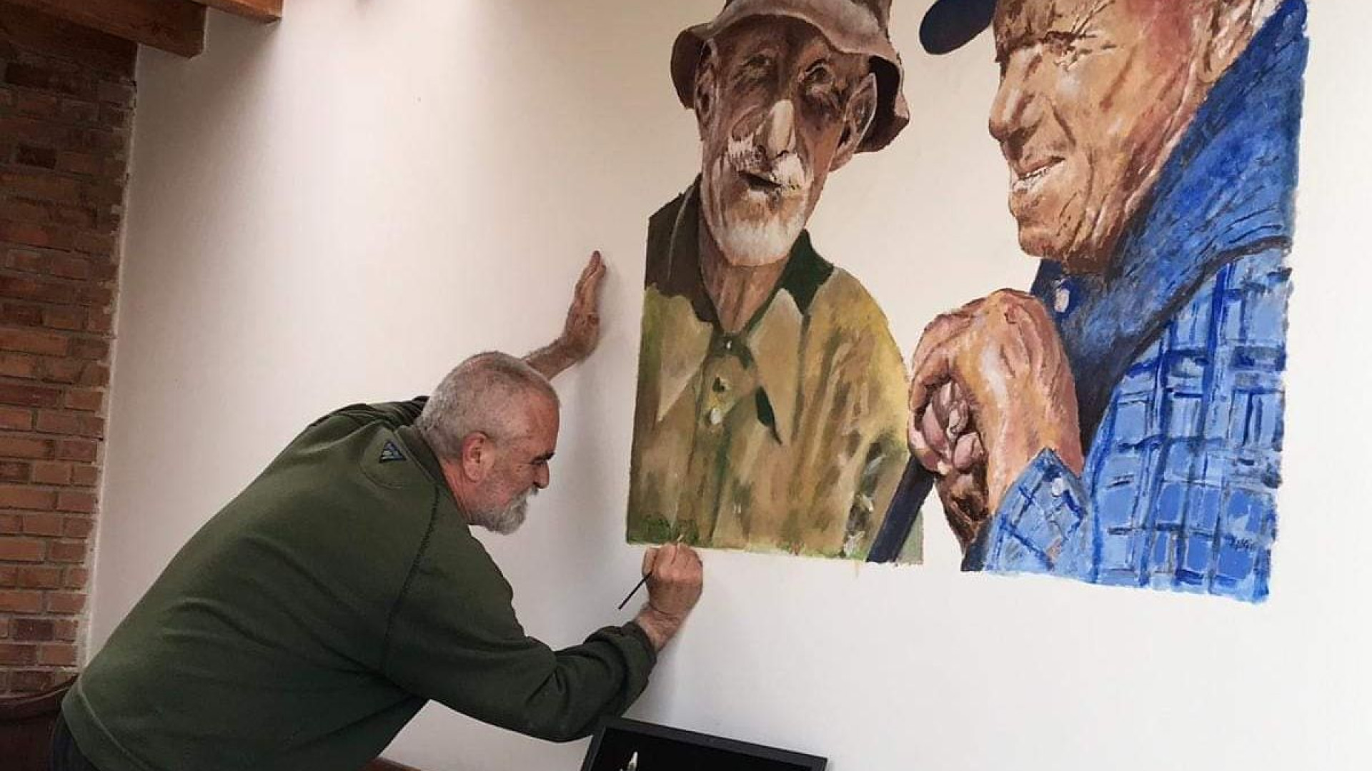 Rompeggio, storia e personaggi del passato con i murales di Giuseppe Guidotti
