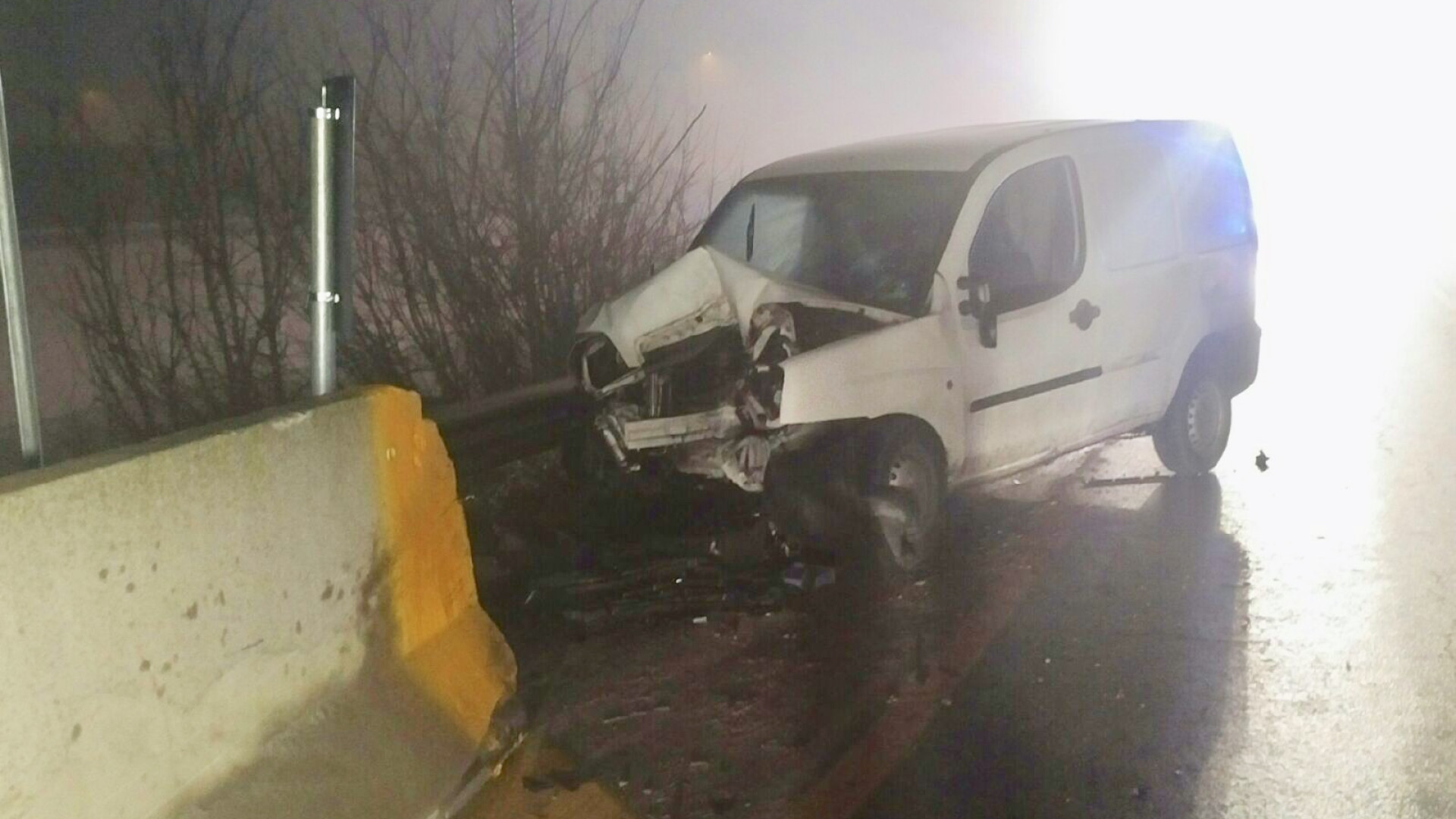 Nuova viabilità e scarsa illuminazione: schianto sul ponte di Pievetta