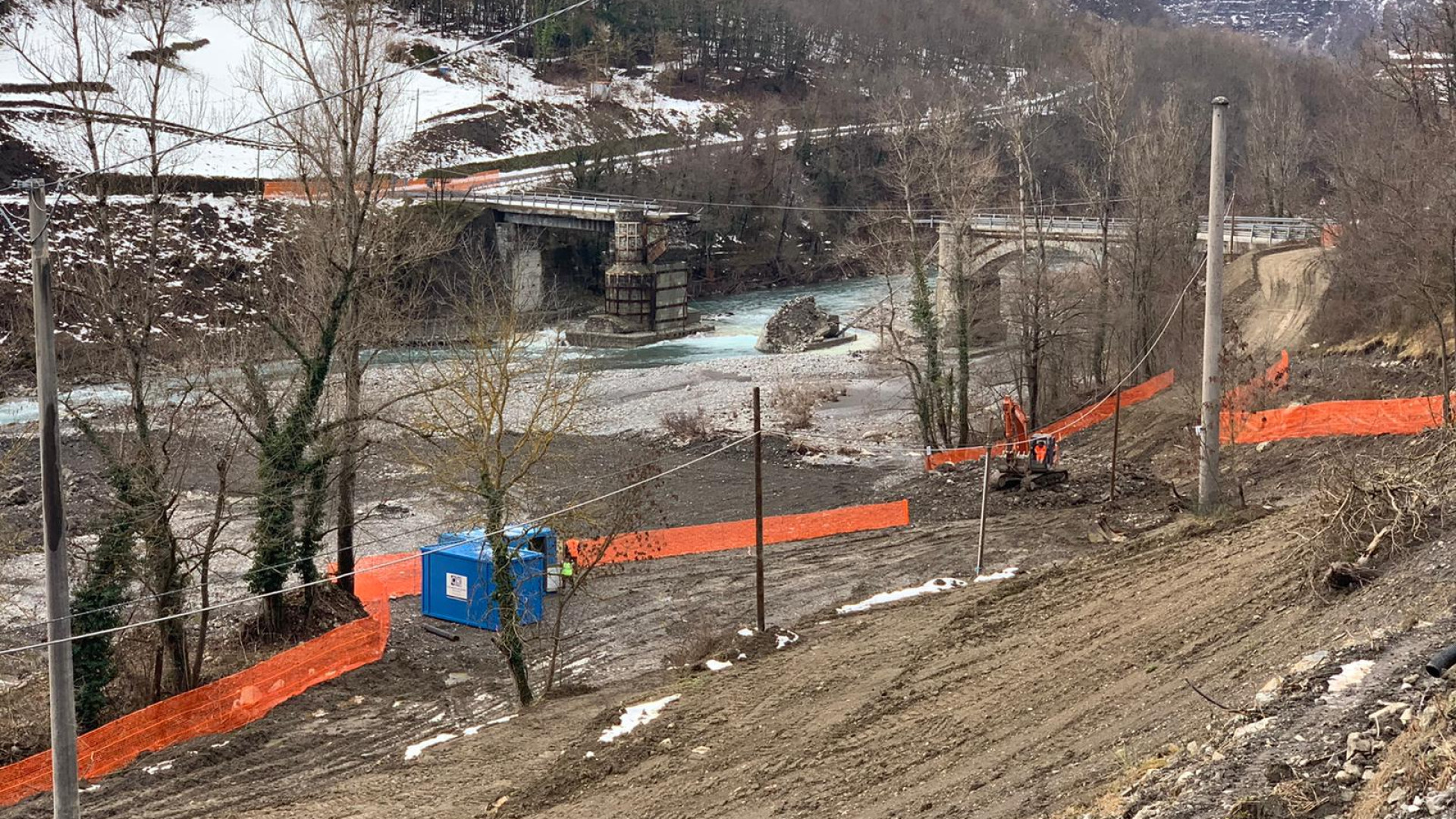 Nuovo ponte Lenzino, riparte il cantiere. Anas: "Il ritardo verrà recuperato"