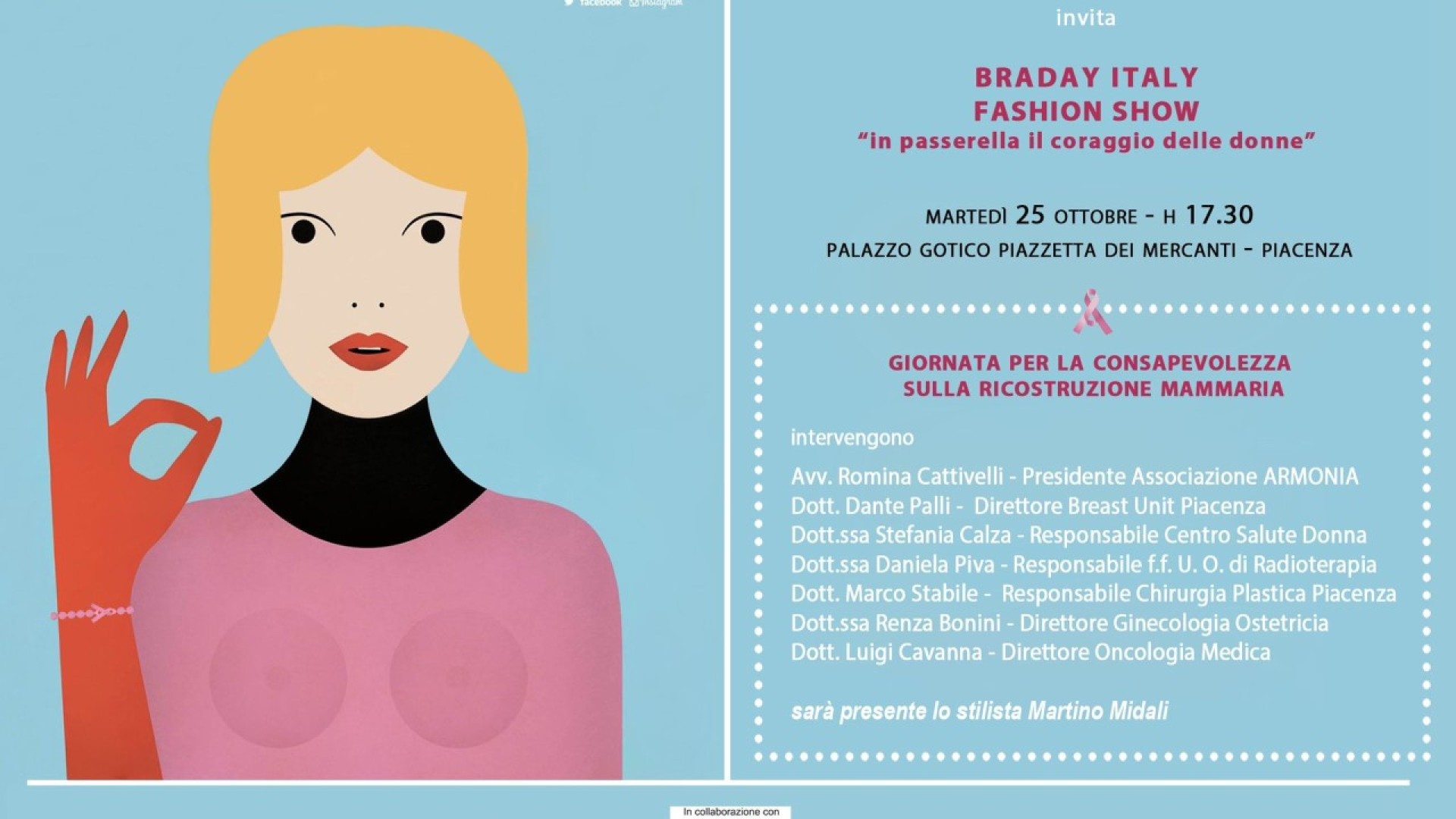Domani torna il Bra Day, sfila il coraggio delle donne: "La prevenzione salva la vita"