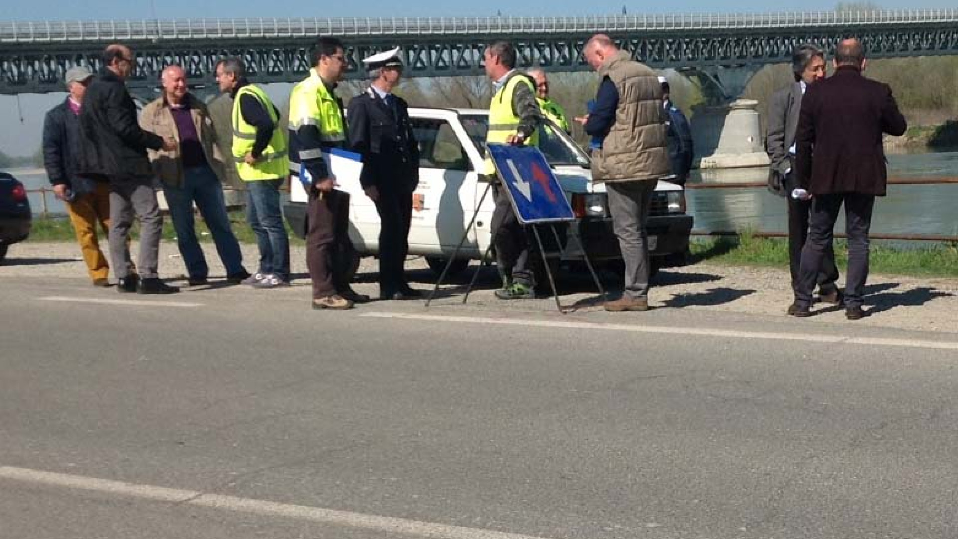 Piena del Po: nuovi cartelli per segnalare l'eventuale emergenza
