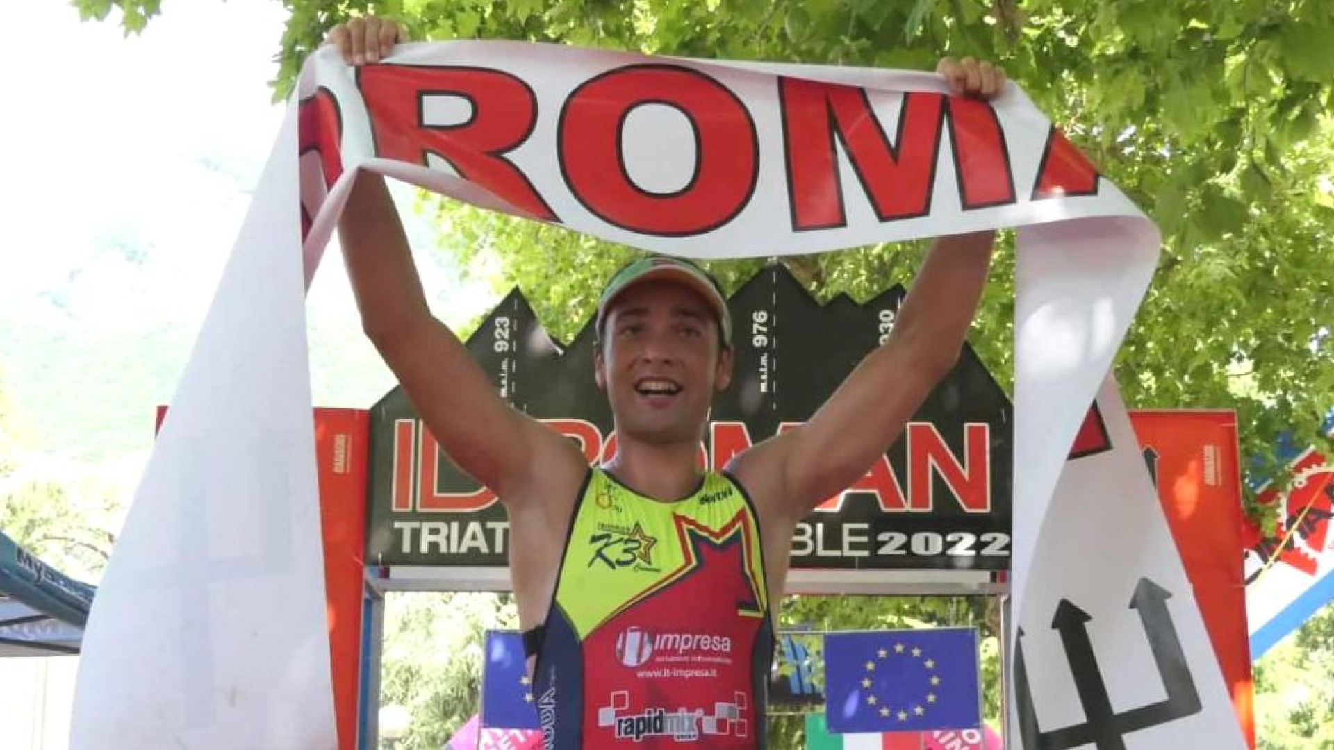Triathlon, Francesco Gualtieri è tornato: sua l'edizione 2022 dell'Idroman