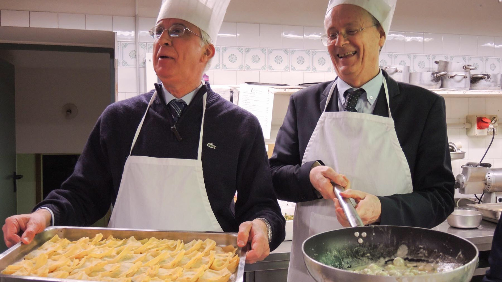 Luigi Cavanna e Fabio Fornari chef per una sera a favore di Amop