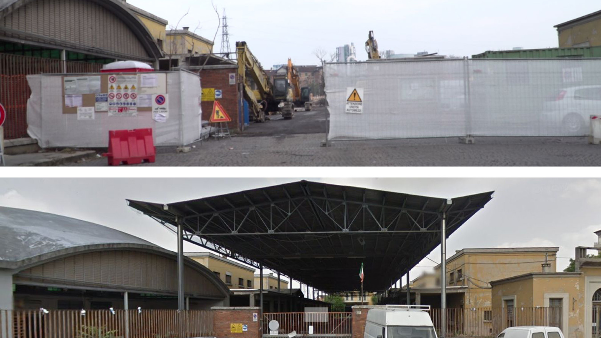 Ex mercato ortofrutticolo, abbattuti tettoia ed edifici. "Danno irreparabile"