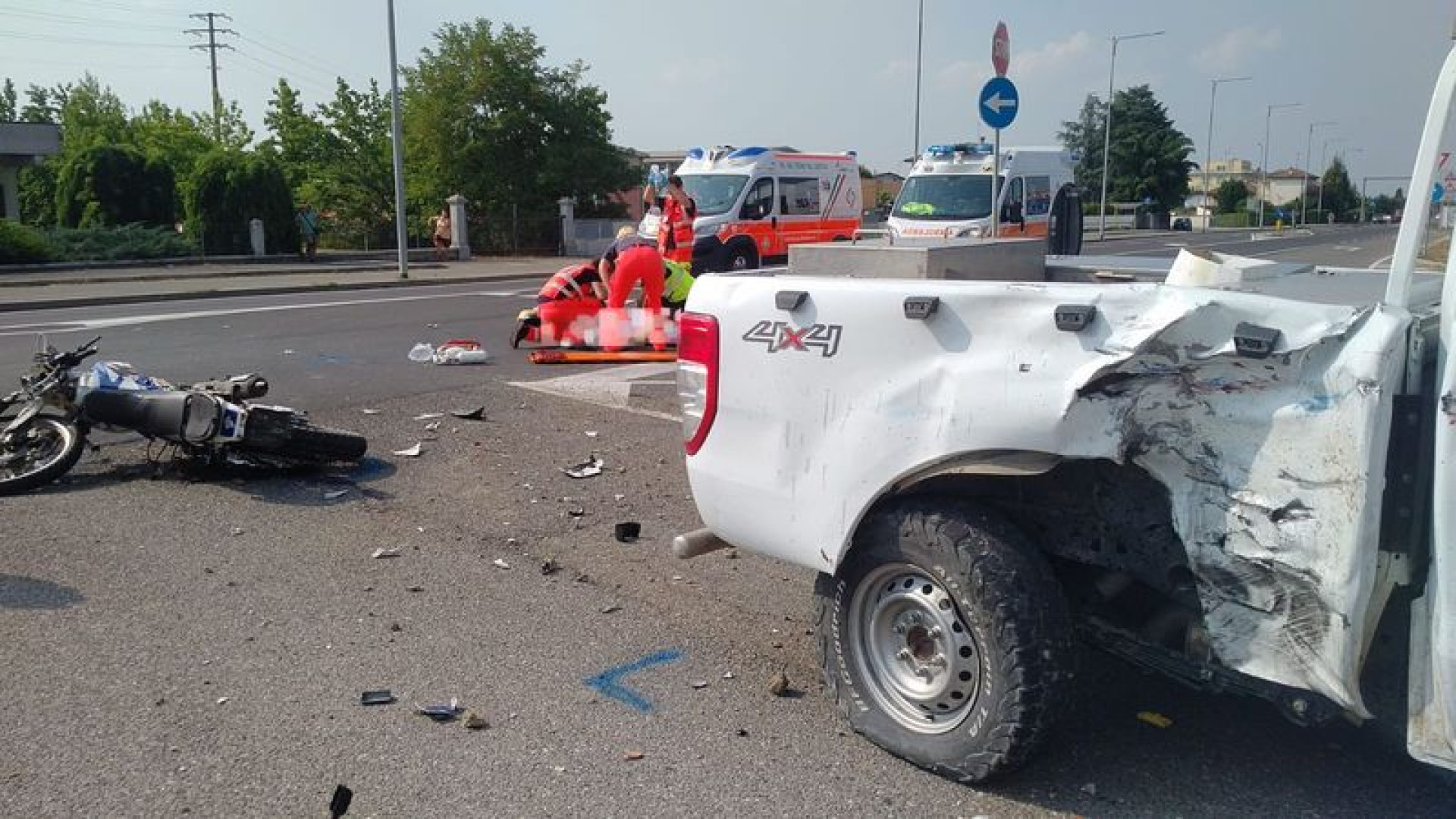 Motociclista muore: condannato a 5 anni e 6 mesi il conducente del pick-up