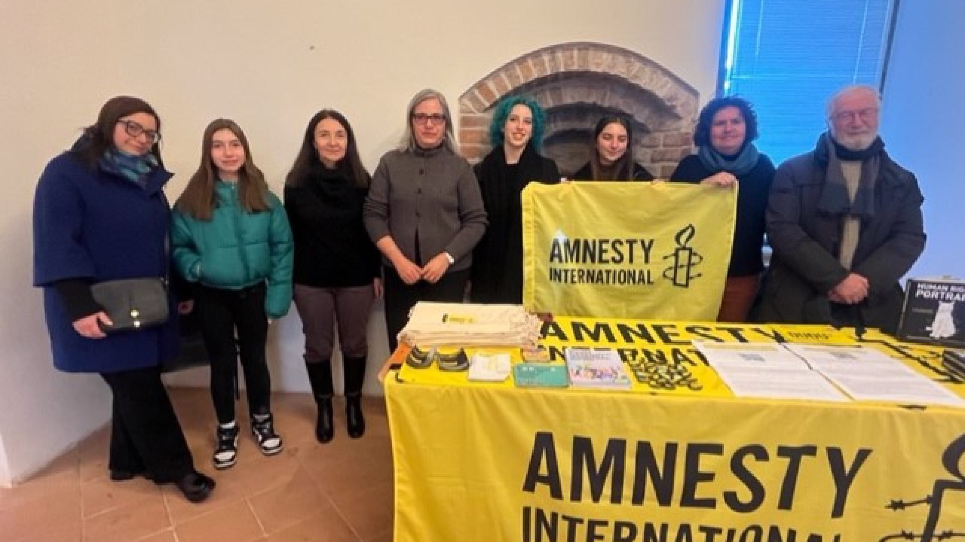 A Palazzo Farnese inaugurata la mostra peri 60 anni di Amnesty Piacenza