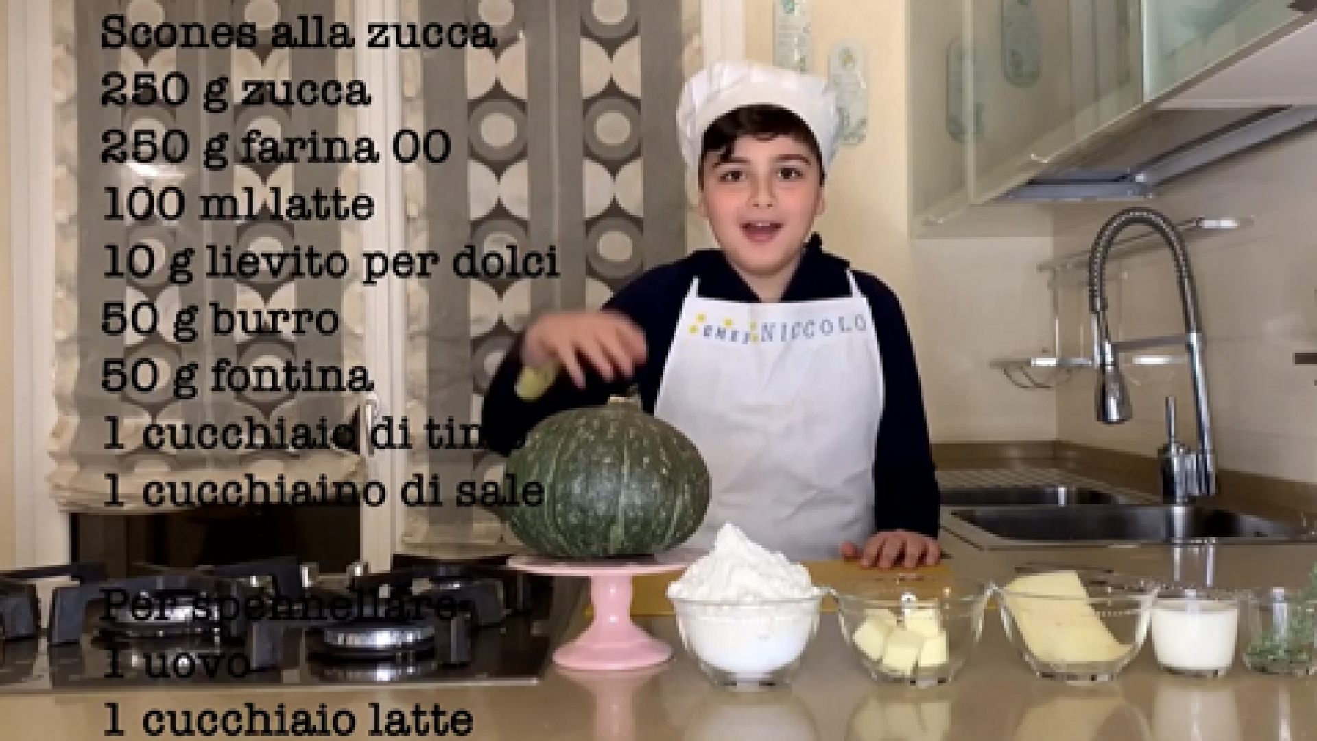 Niccolò Zaffignani, piccoli chef  crescono... su YouTube
