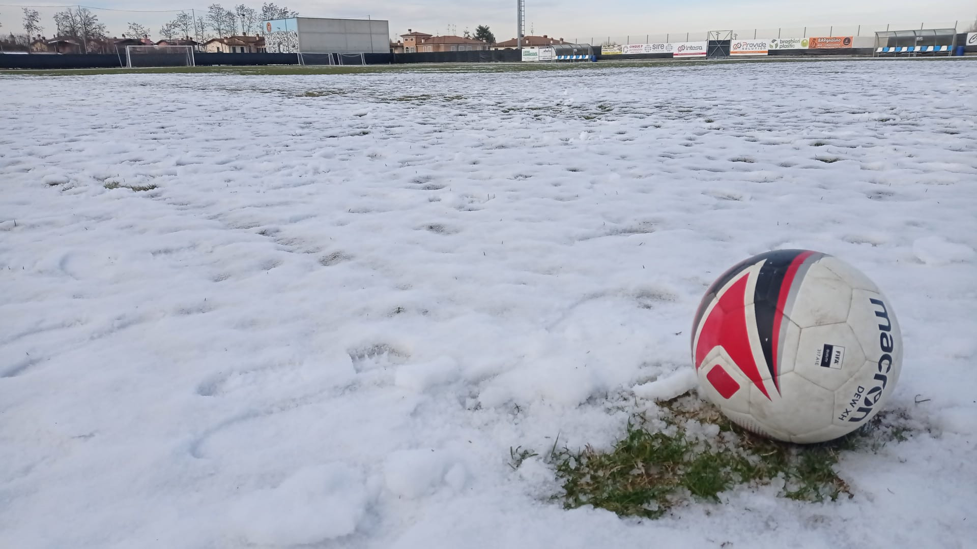 Il programma completo del calcio dilettanti: su molti campi rischio neve