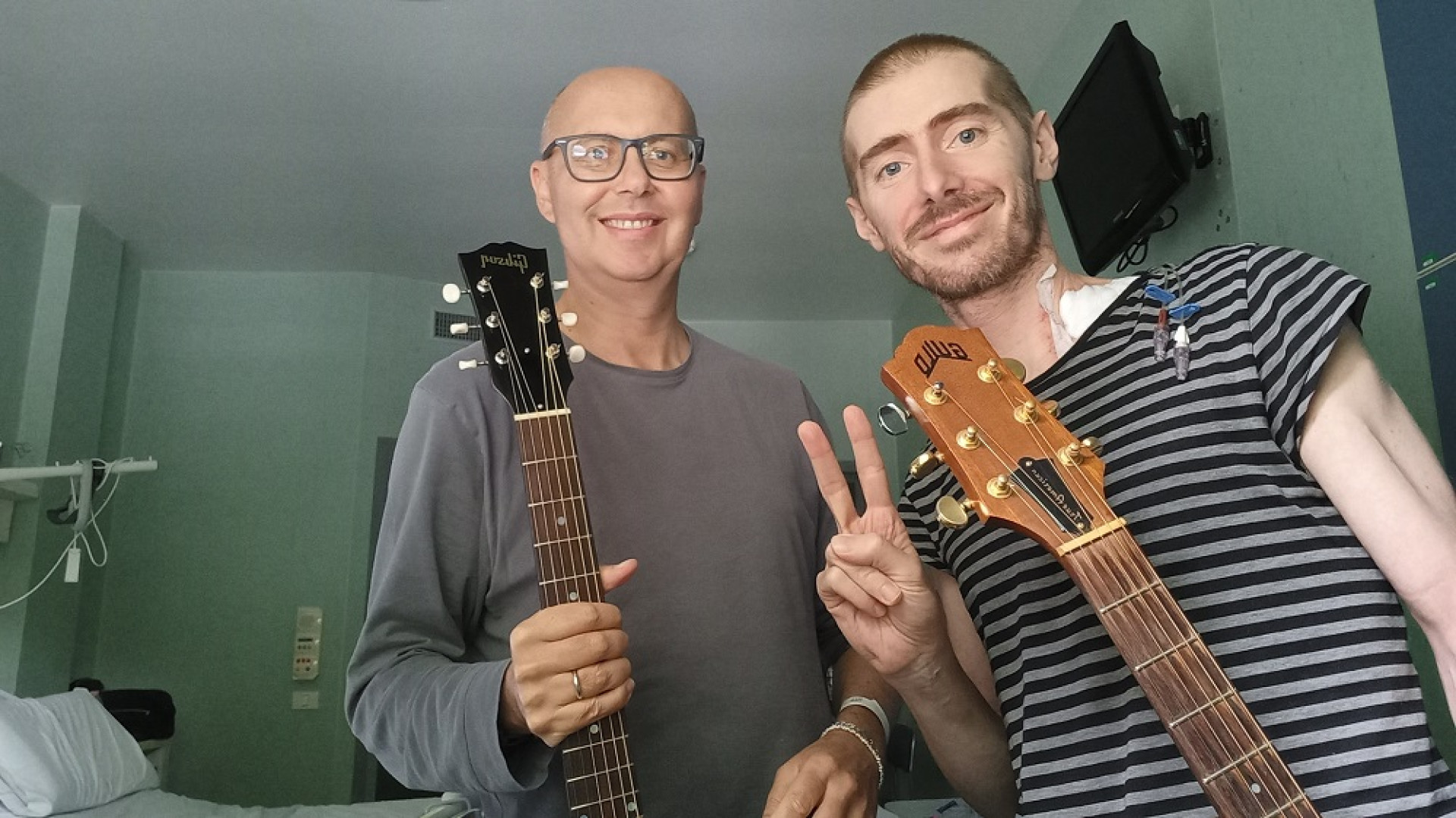I "live" dal letto d'ospedale: Paolo e Roberto, la musica per sconfiggere la malattia