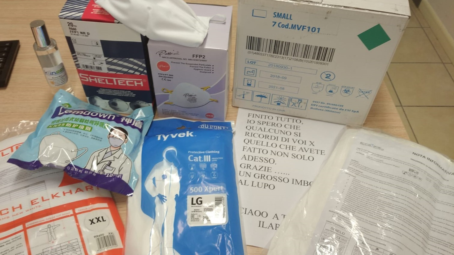 Hospice chiama, Piacenza risponde: donati i dispositivi di sicurezza