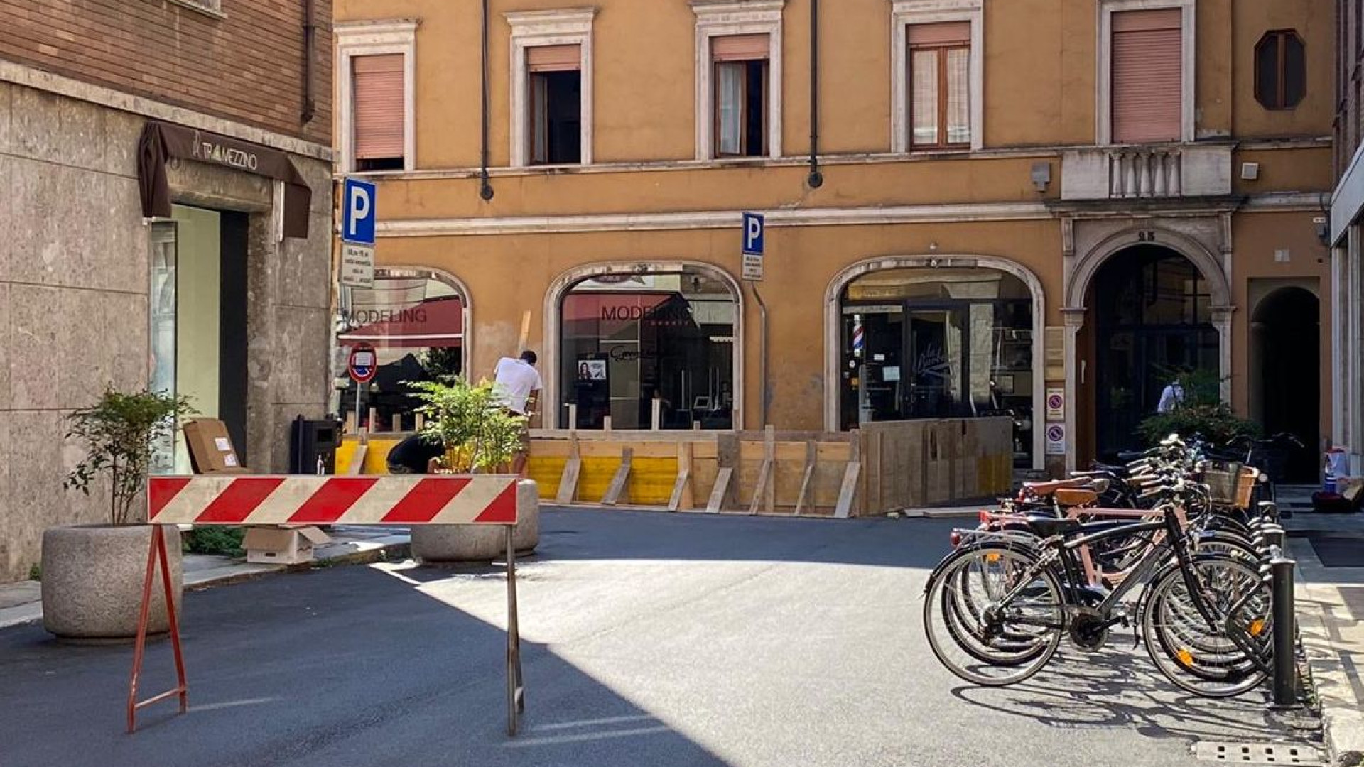 Via San Donnino, il cantiere sarà smontato per ragioni tecniche