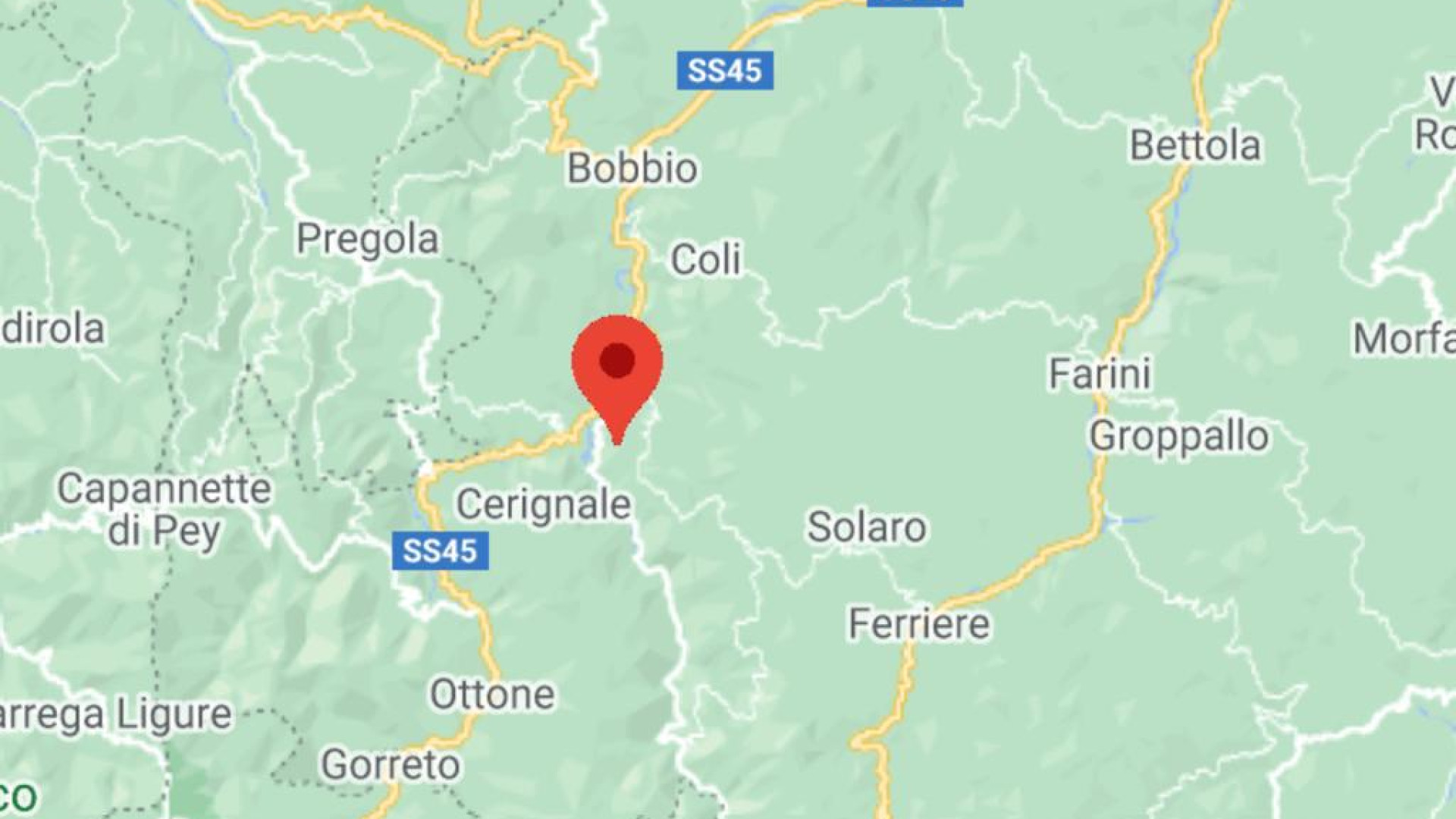 Alta Valtrebbia senza pace: nella notte una scossa di terremoto
