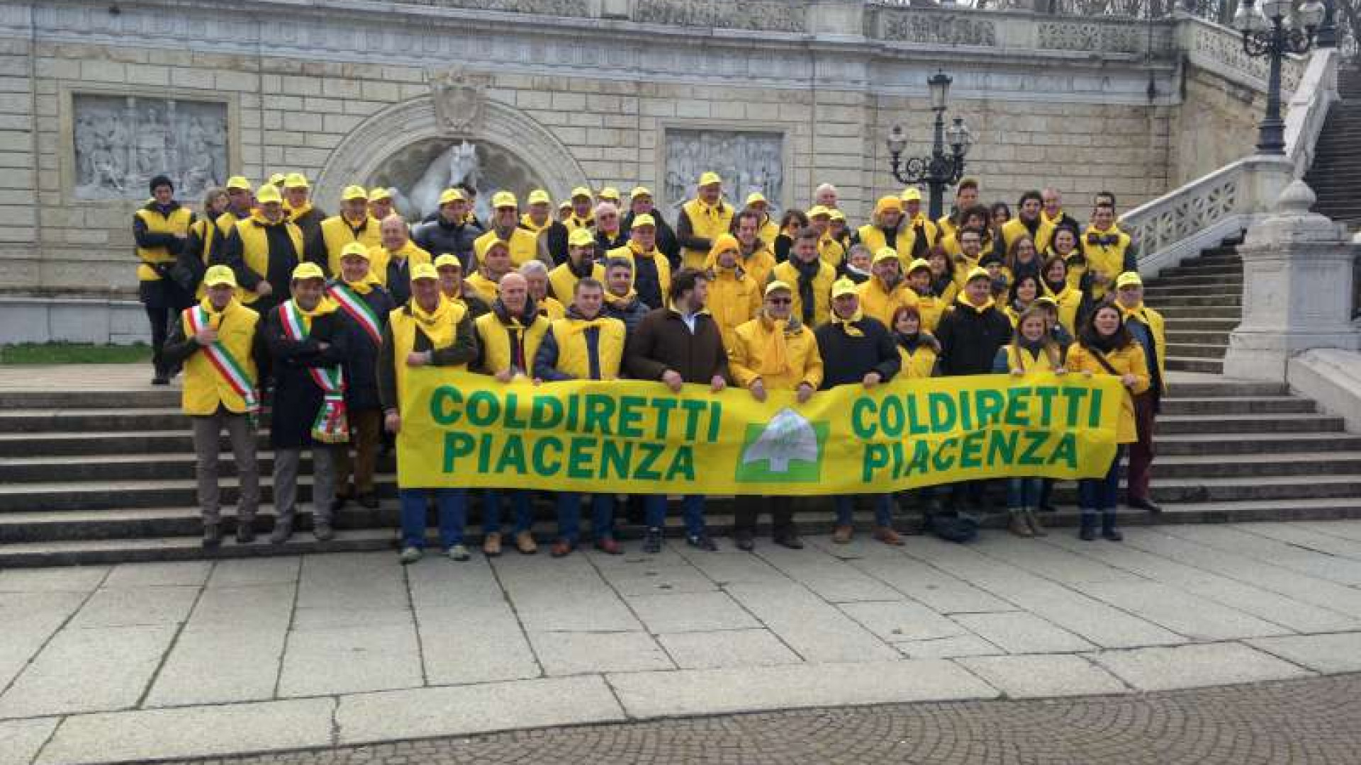 Maxi mungitura a Bologna, in piazza 400 piacentini