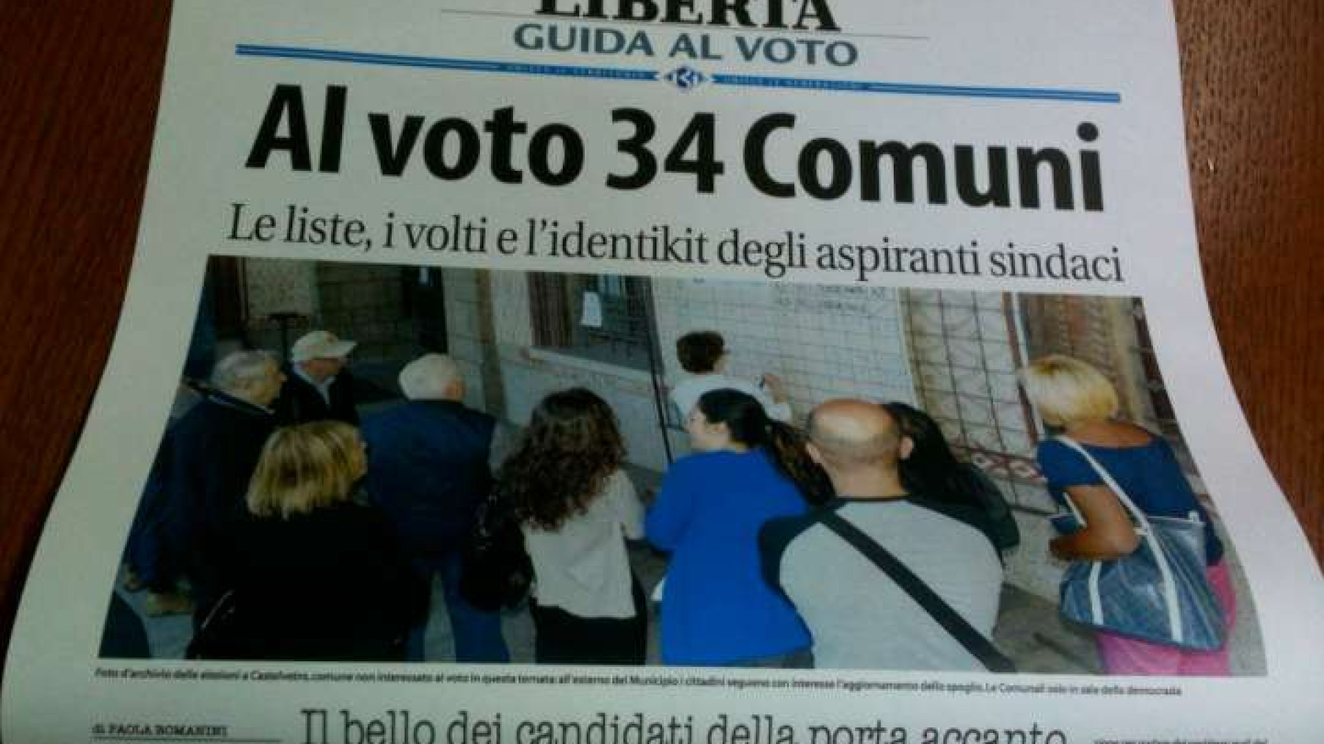 Elezioni 2014, oggi e domani con Libertà la Guida al voto