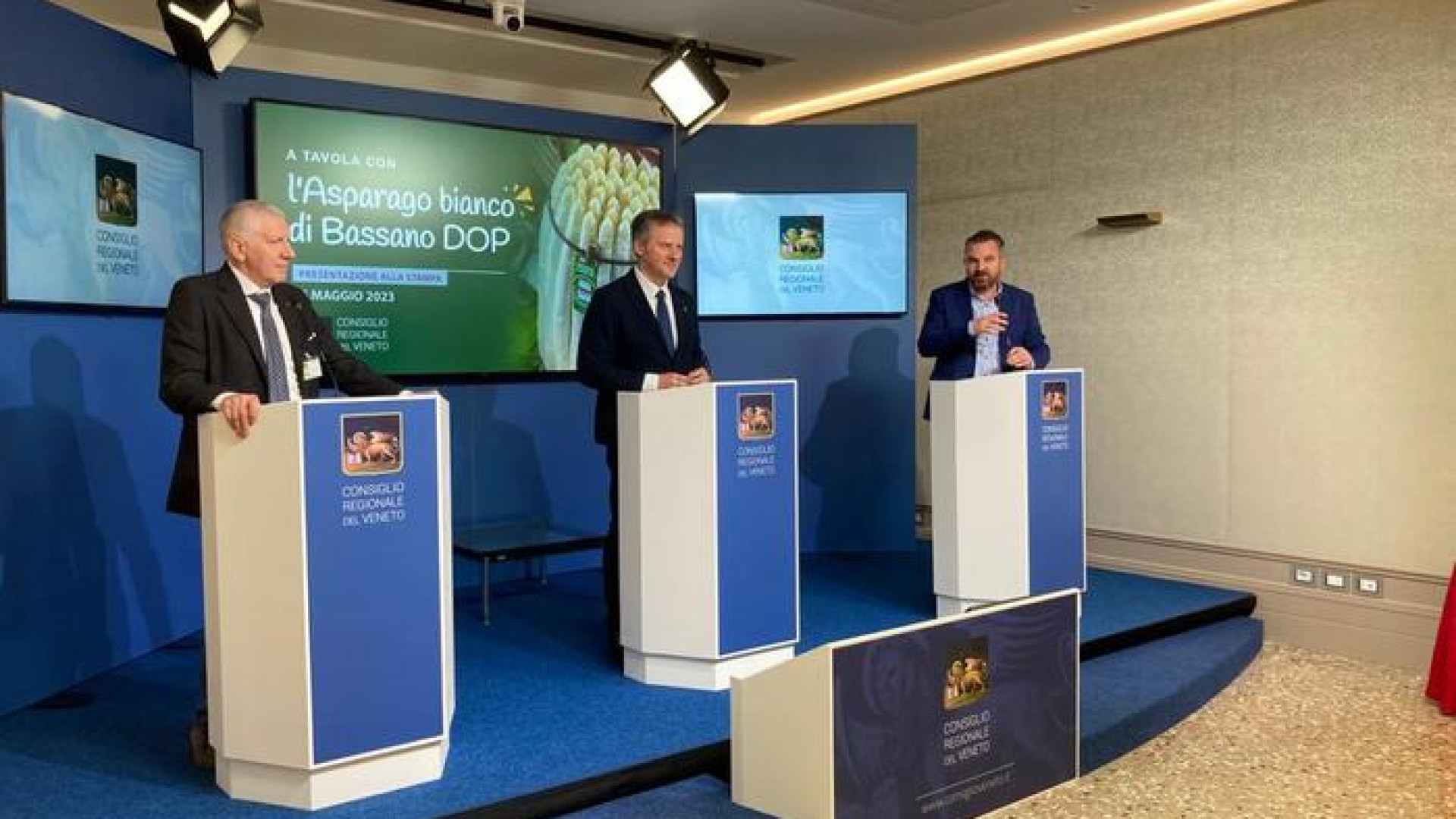 Stagione eccezionale per gli Asparagi Bianchi di Bassano presentati a palazzo Ferro Fini