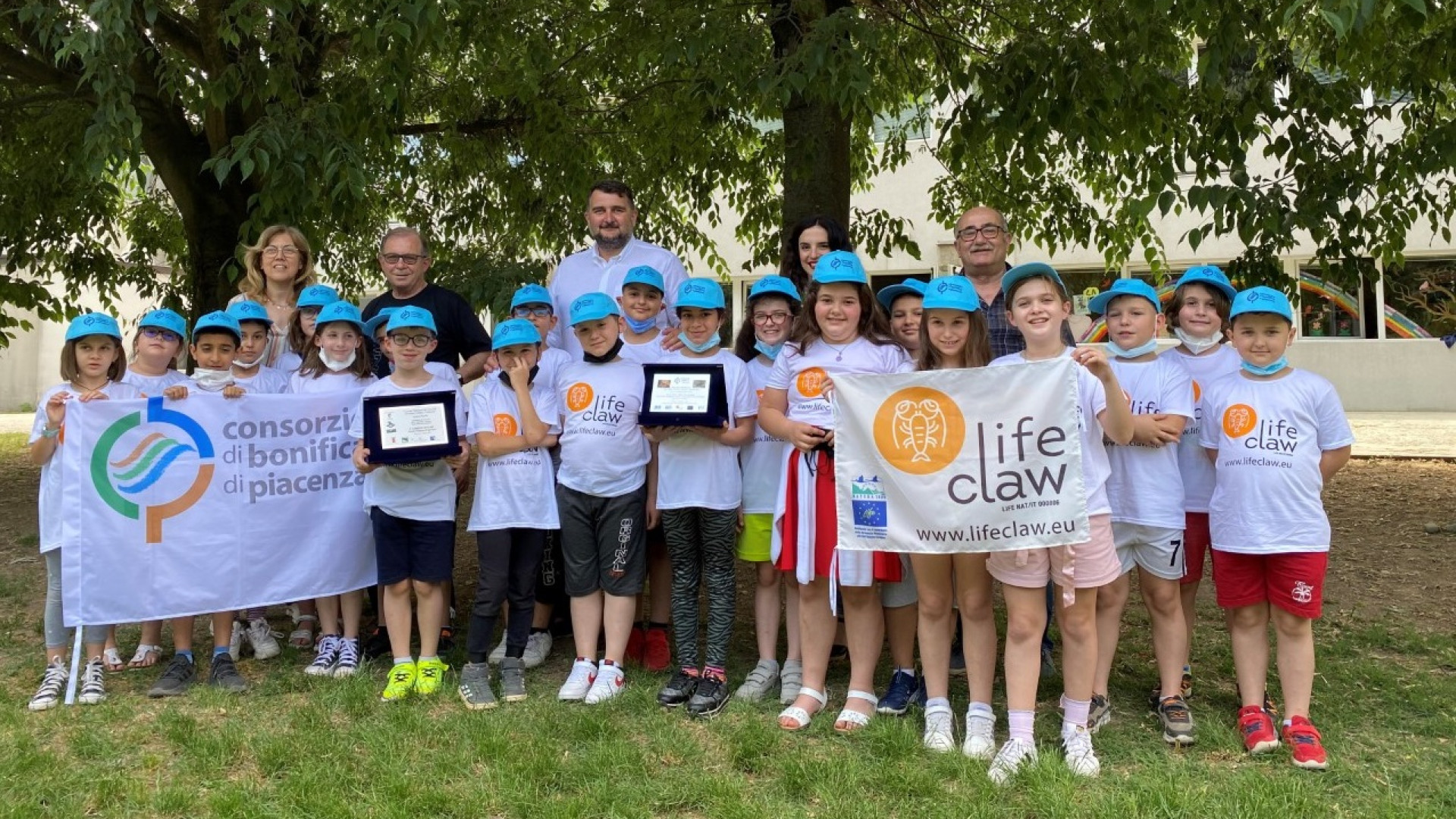 La scuola primaria di Sarmato premiata per il video sul gambero di fiume