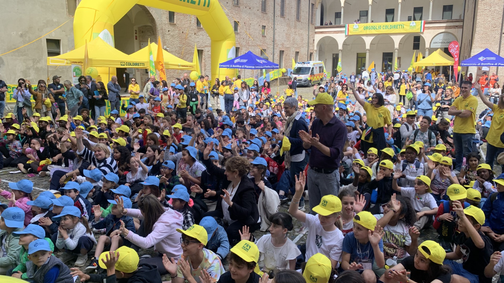 "Impariamo dall'agricoltura il valore del cibo": studenti in festa a Palazzo Farnese