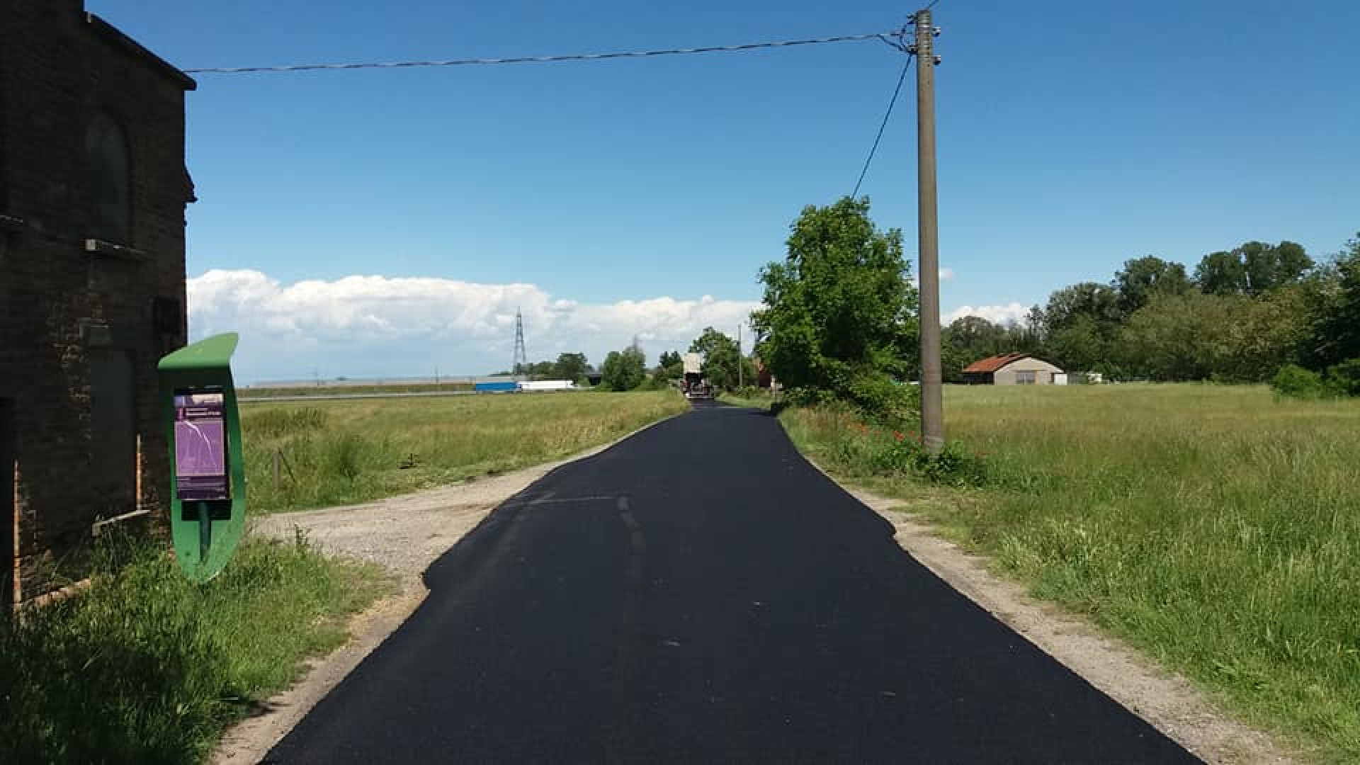 Cantieri a Fiorenzuola, riasfaltata anche la vecchia strada per Cortemaggiore