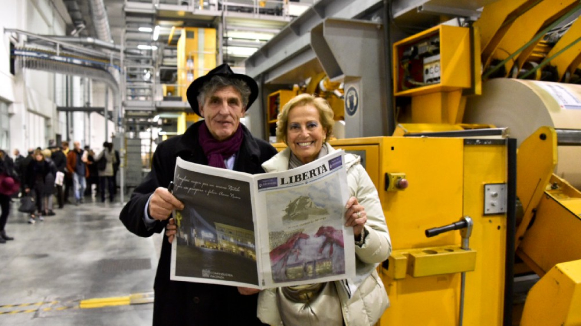 Auguri da collezione, su Libertà la copertina d'autore di Oddi