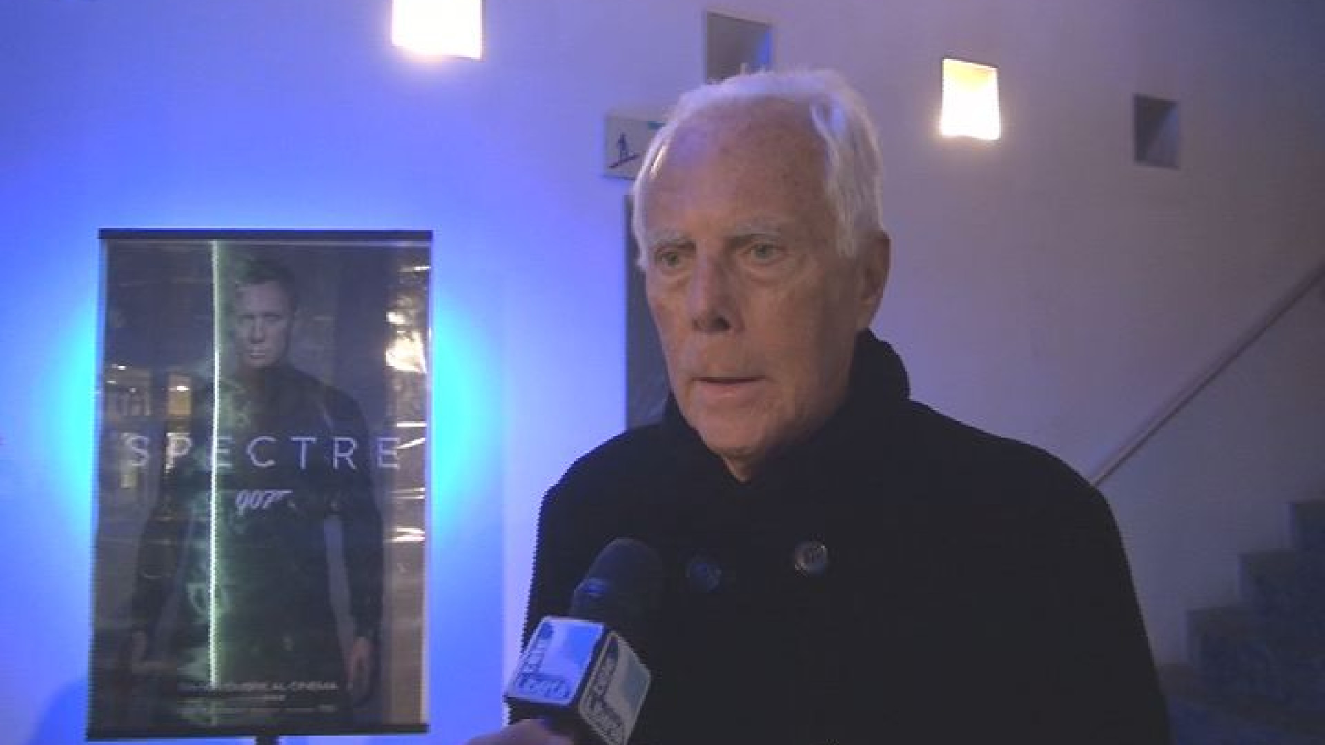 Giorgio Armani a Piacenza per vedere 007: "Amo la mia città"
