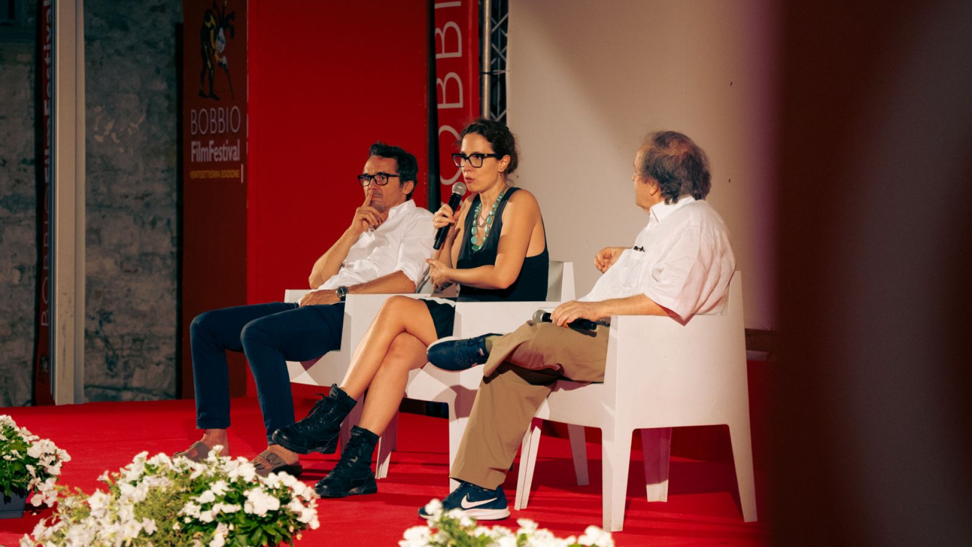 A Bobbio applausi per "La guerra al Tiburtino III", stasera Margherita Buy