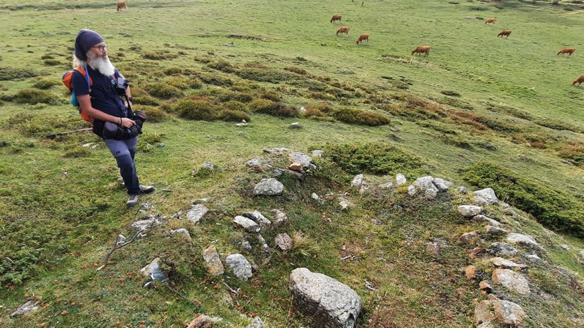 Prato Grande: l’escursionista Roberto Salini trova un’antica tomba di montagna