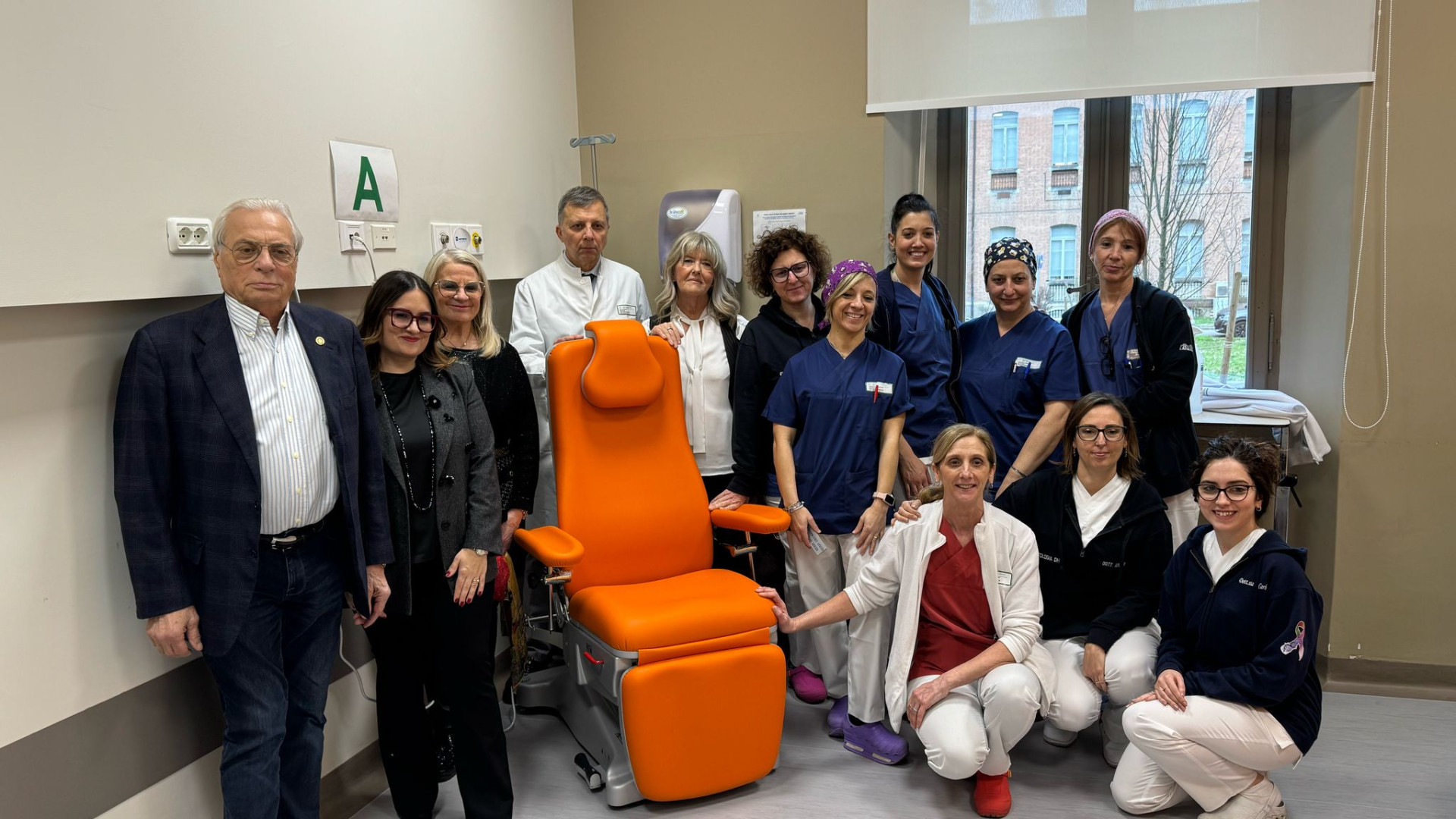 All'ospedale di Piacenza arriva una poltrona multifunzione