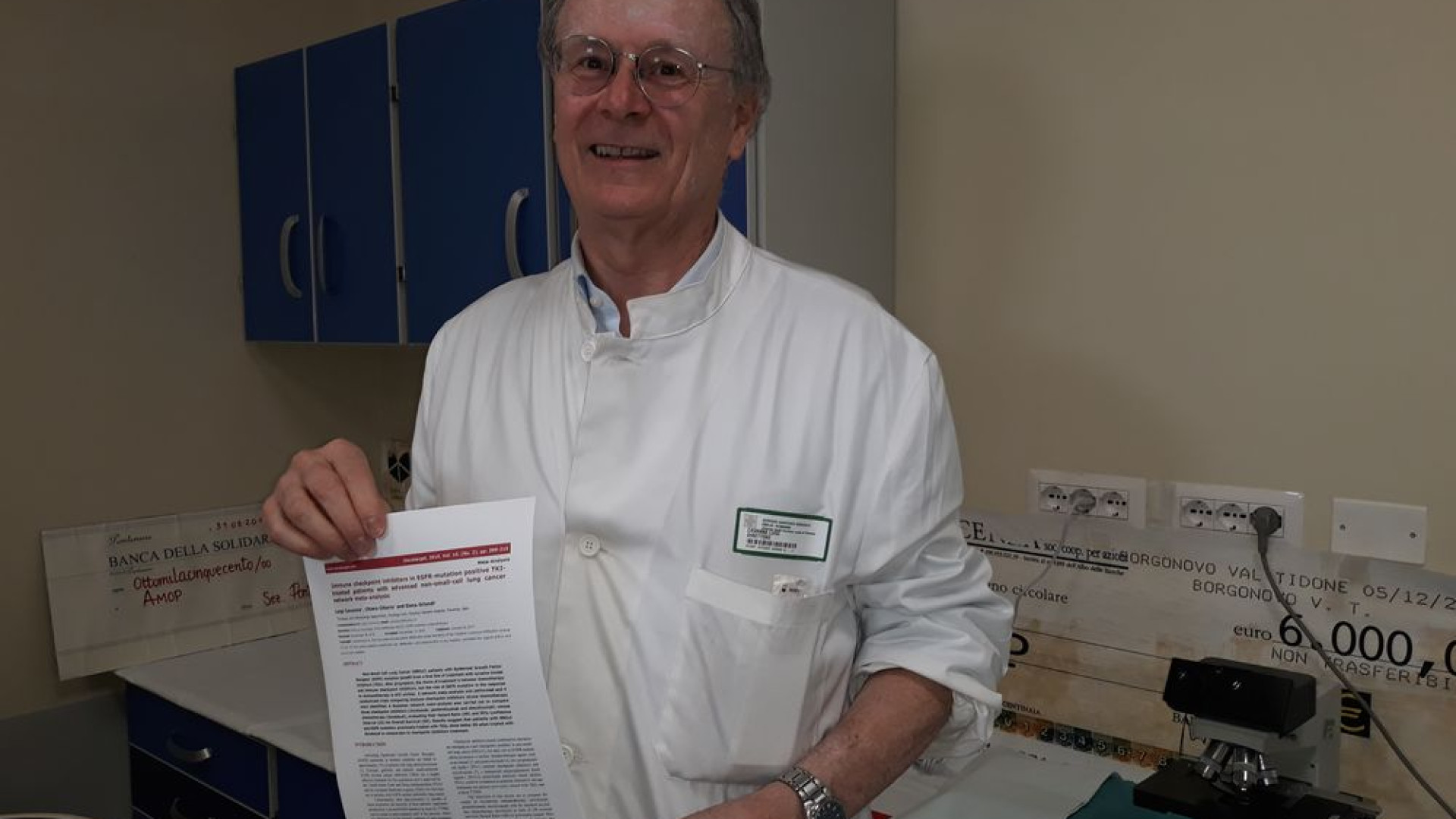 Oncologia record: sei ricerche pubblicate su riviste scientifiche in tre mesi