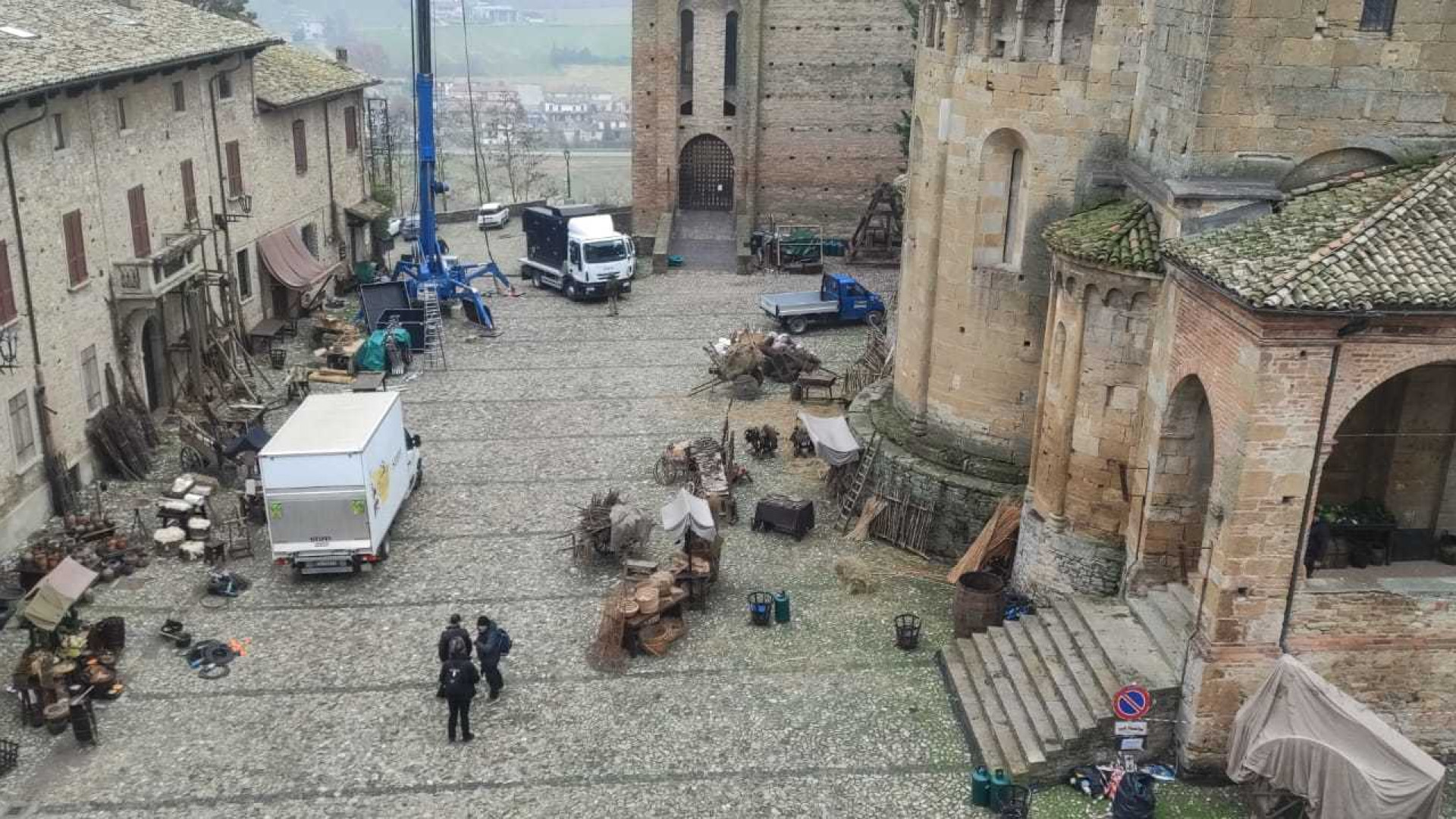 Castell’Arquato ritorna sul grande schermo: è il set del film “Verona" di Scott Bogart