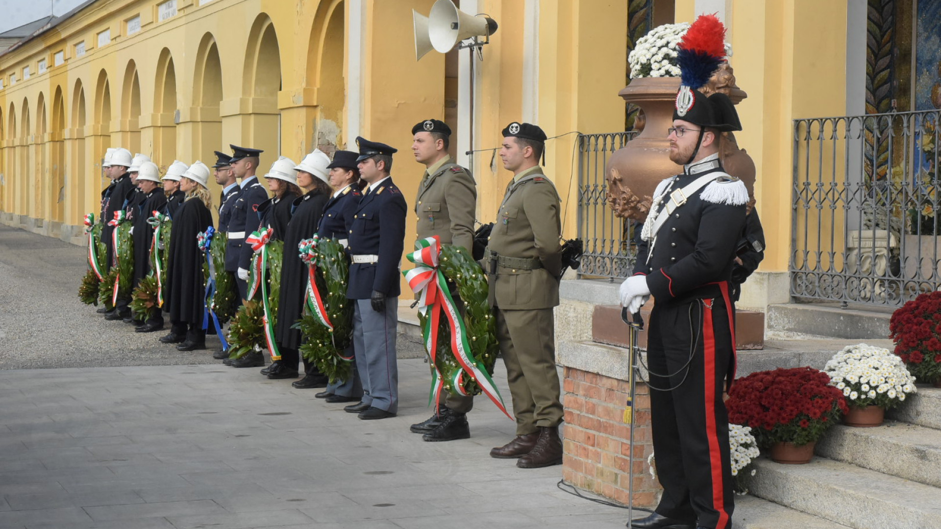 Questa mattina cerimonia ufficiale in onore dei Caduti per la Patria