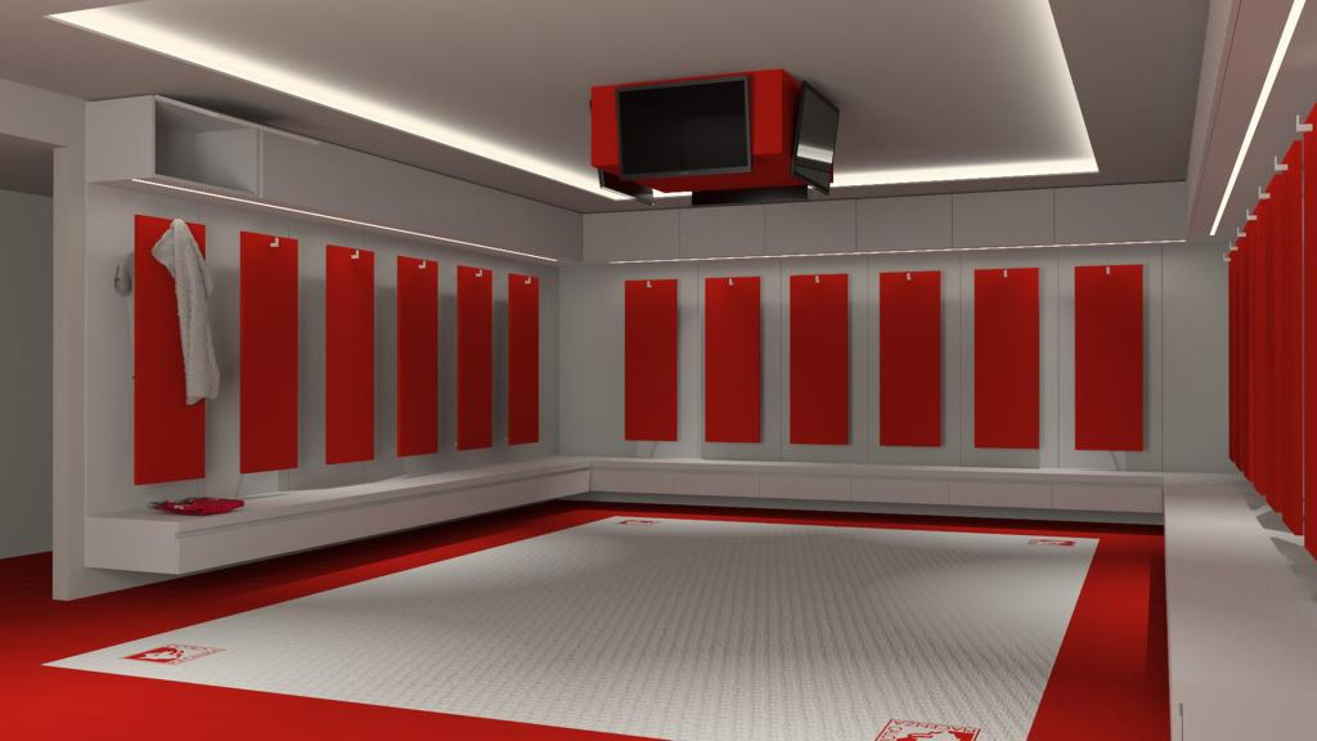 Più moderni e confortevoli: anche gli spogliatoi si sono "rifatti il look"