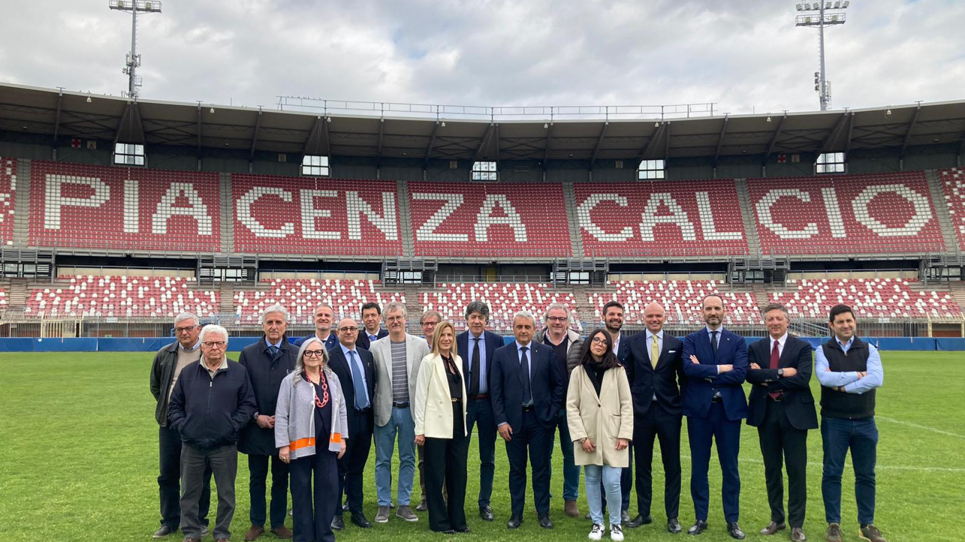Associazioni di categoria in visita al Piacenza calcio. "Importante unire le forze"