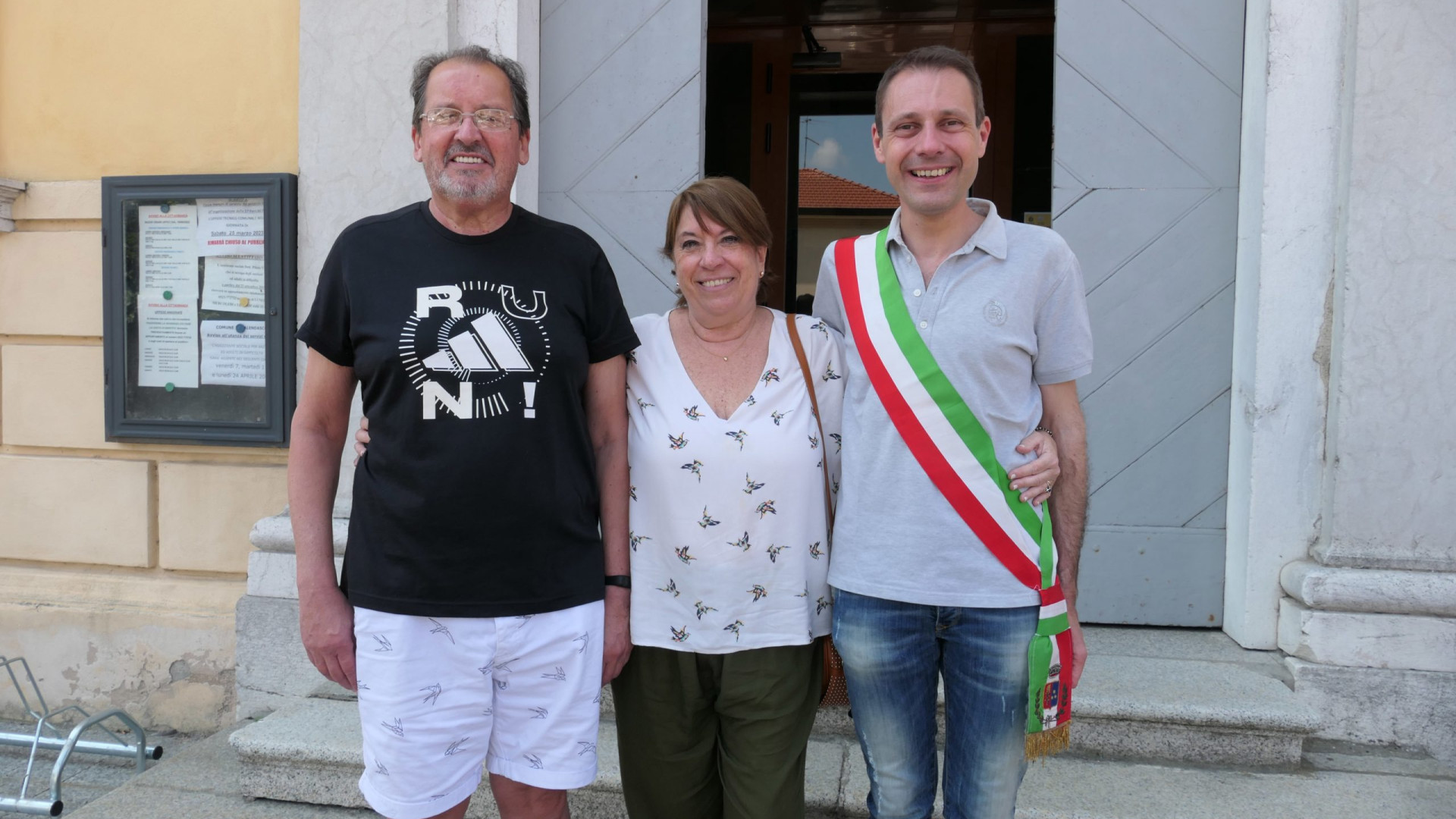 Maria Celina dall'Argentina a Calendasco per scoprire le origini della sua famiglia