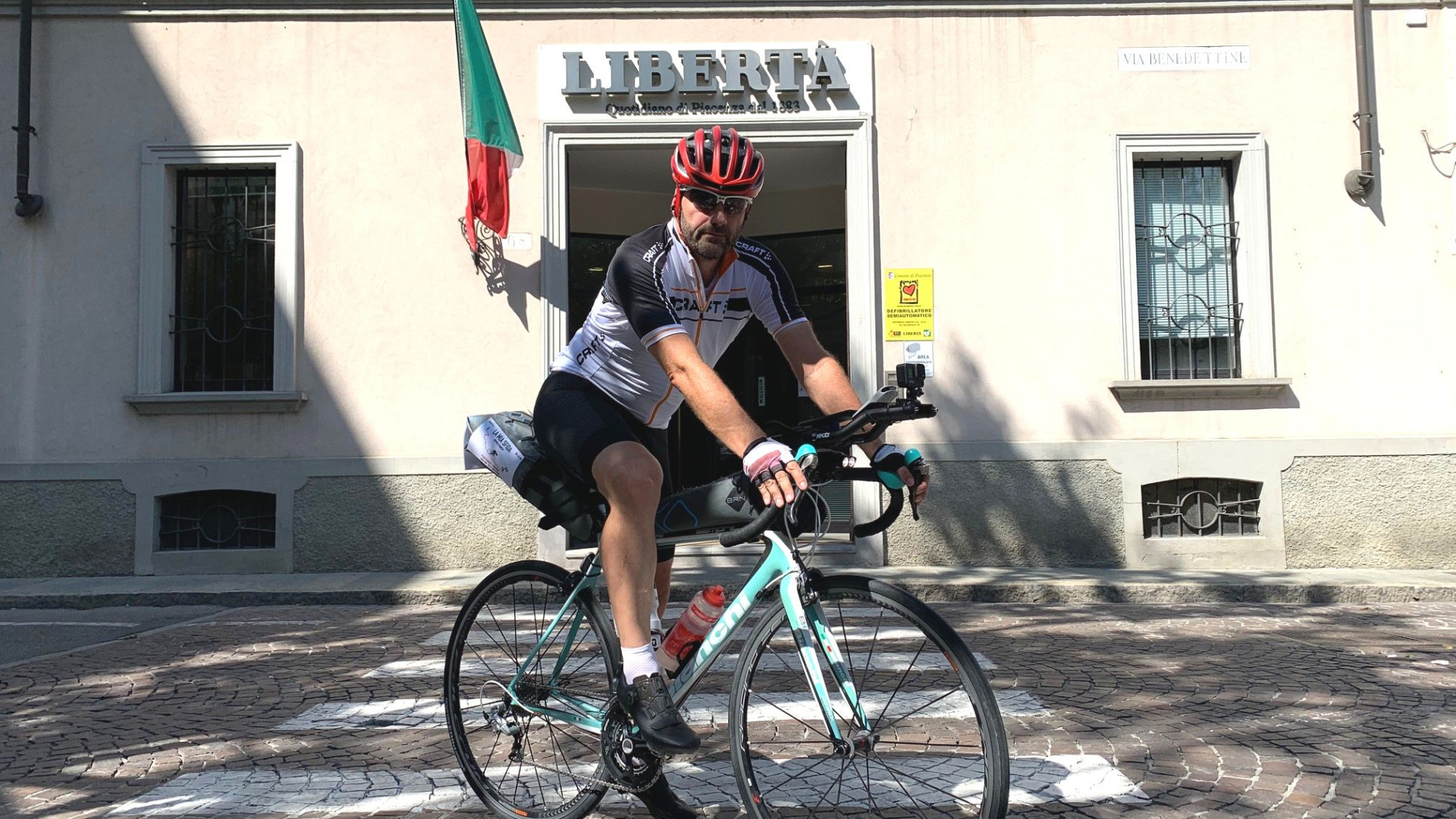 Da Piacenza a Roma in 24 ore: la nuova impresa di Michele Bianchi