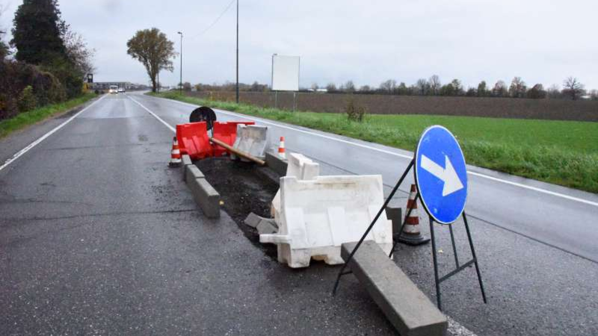 Anche a Roncaglia arrivano i "biscotti". Cisini: "Provinciale più sicura"
